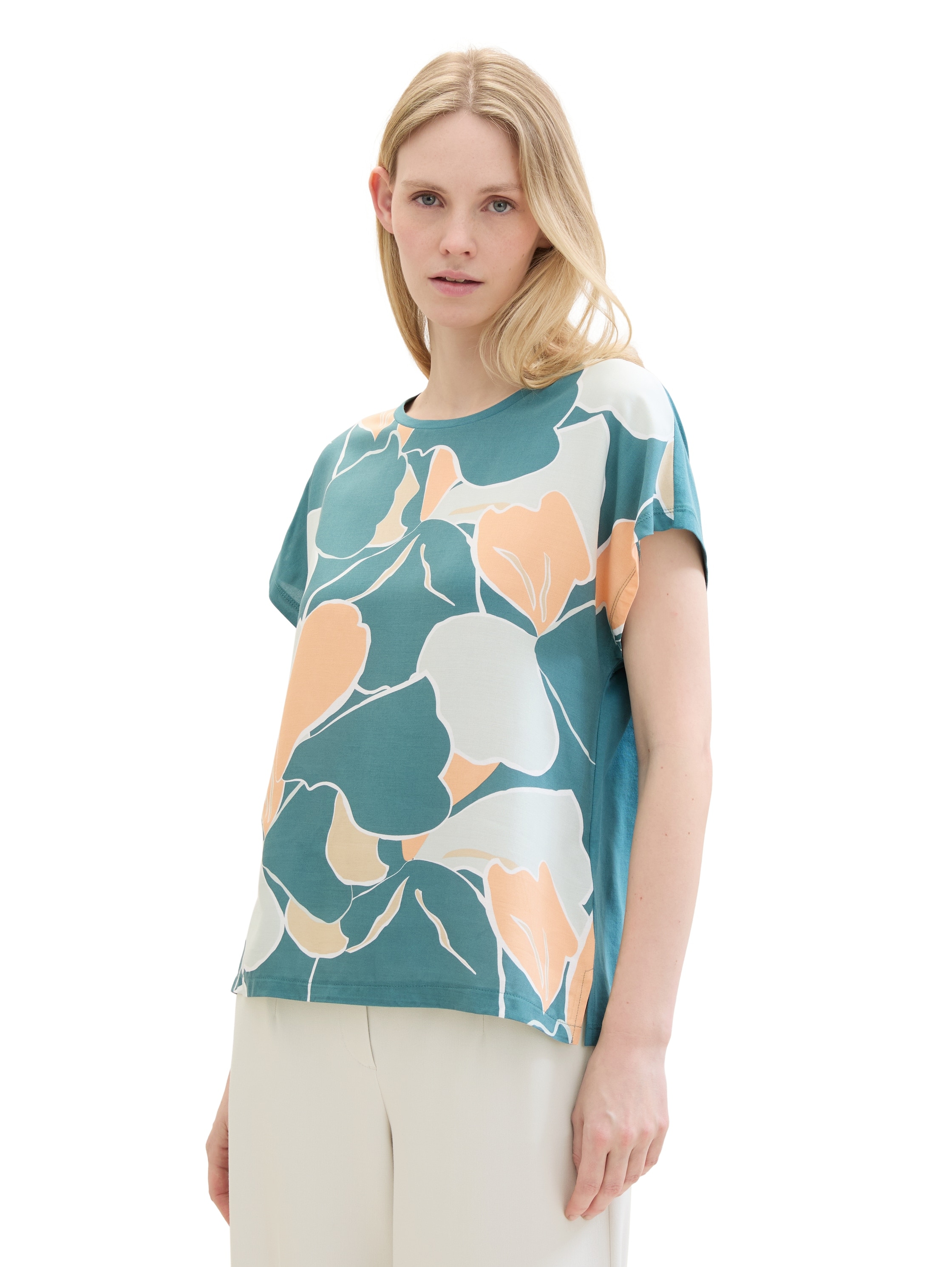 TOM TAILOR T-Shirt, mit Allover-Print