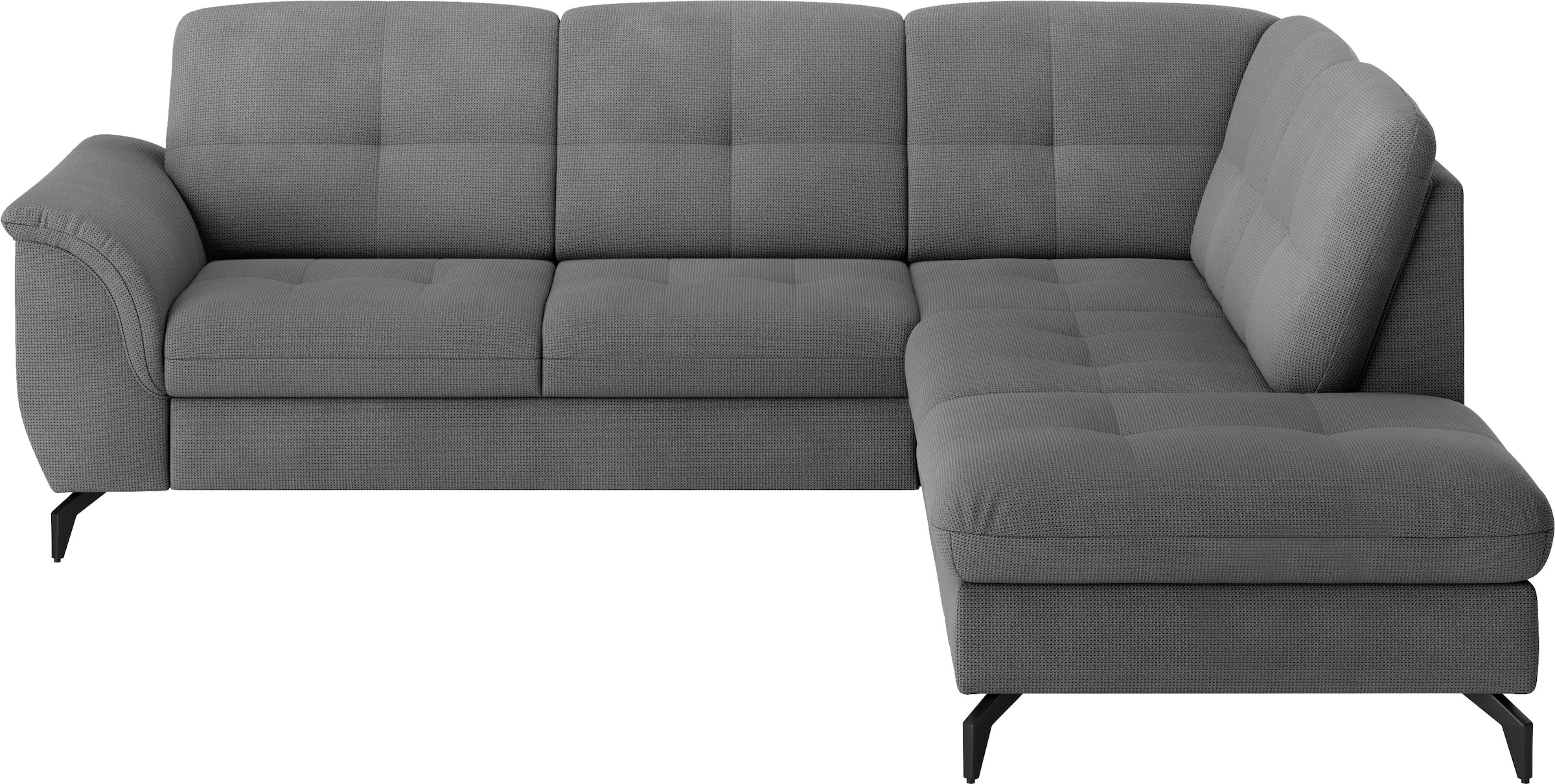 sit&more Ecksofa »Zora L-Form«, wahlweise mit Bettfunktion und Bettkasten