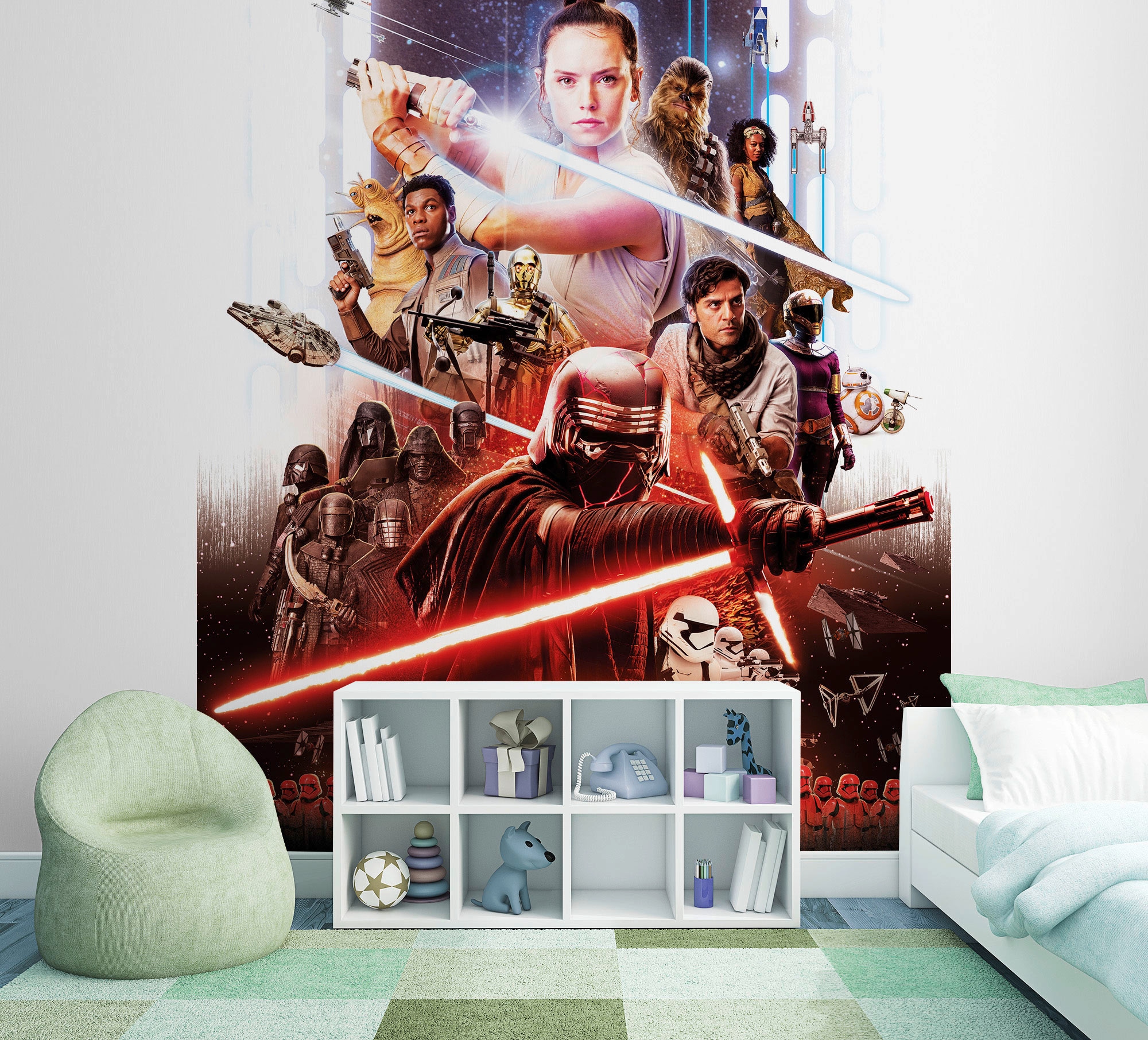 Komar Fototapete »Fototapete«, bedruckt, Fototapete - STAR WARS EP9 Movie Poster Rey - Größe 184 x 254 cm