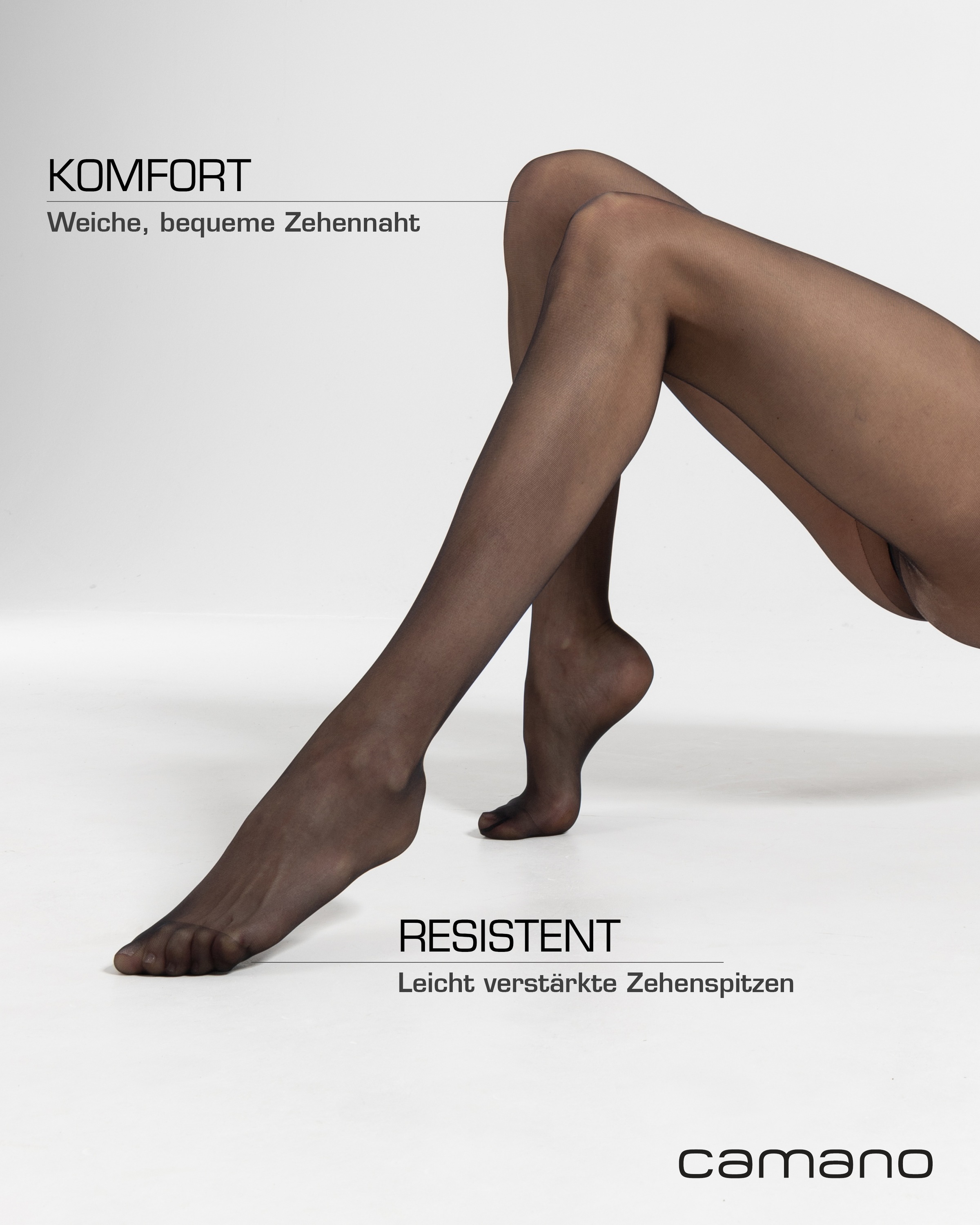 Camano Feinstrumpfhose »fine everyday«, (2er Pack), mit seidig mattem Look