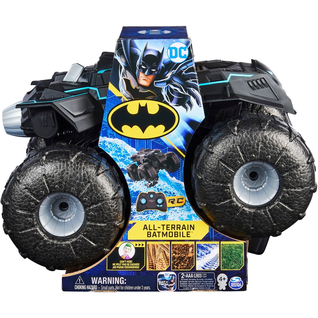 Spin Master RC-Auto »Batman, All-Terrain Fahrzeug, Batmobile,«, für Land und Wasser