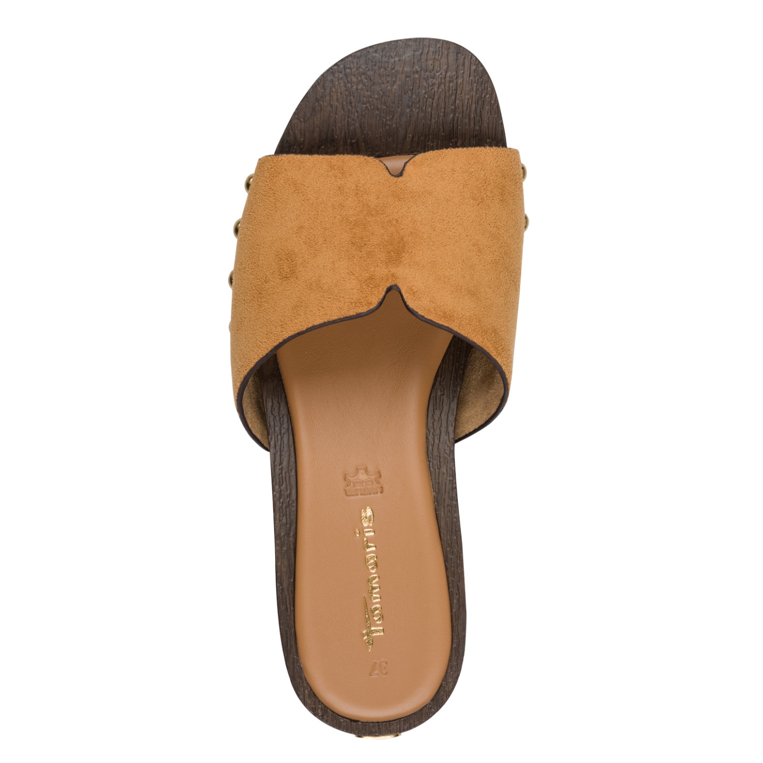 Tamaris Pantolette  Blockabsatz, Sommerschuh, Schlüpfschuh mit aufgesetzten Nieten