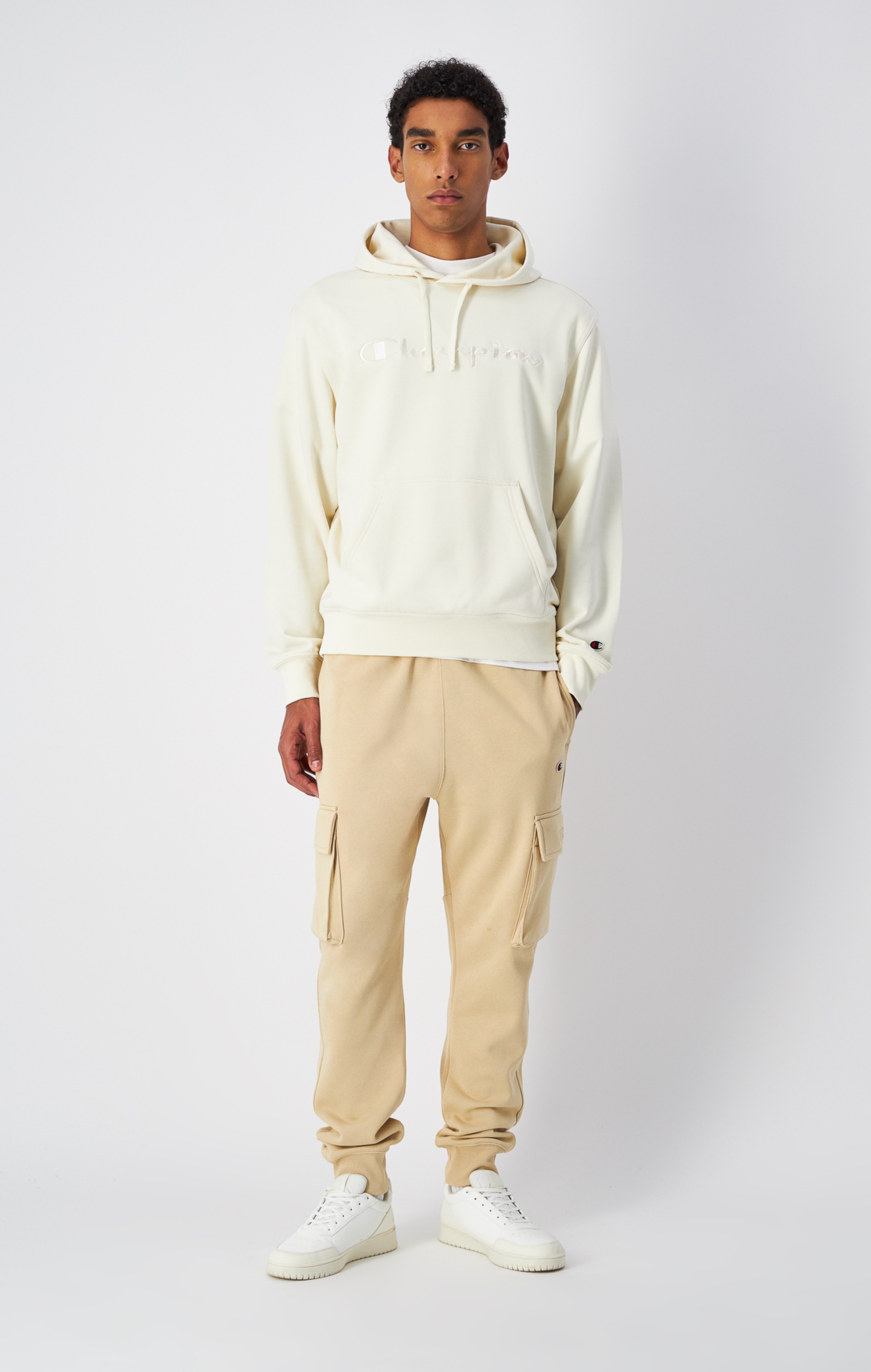 Champion Kapuzensweatshirt »ICONS TONAL Terry Hoodie with Big Logo«, (1 tlg.)