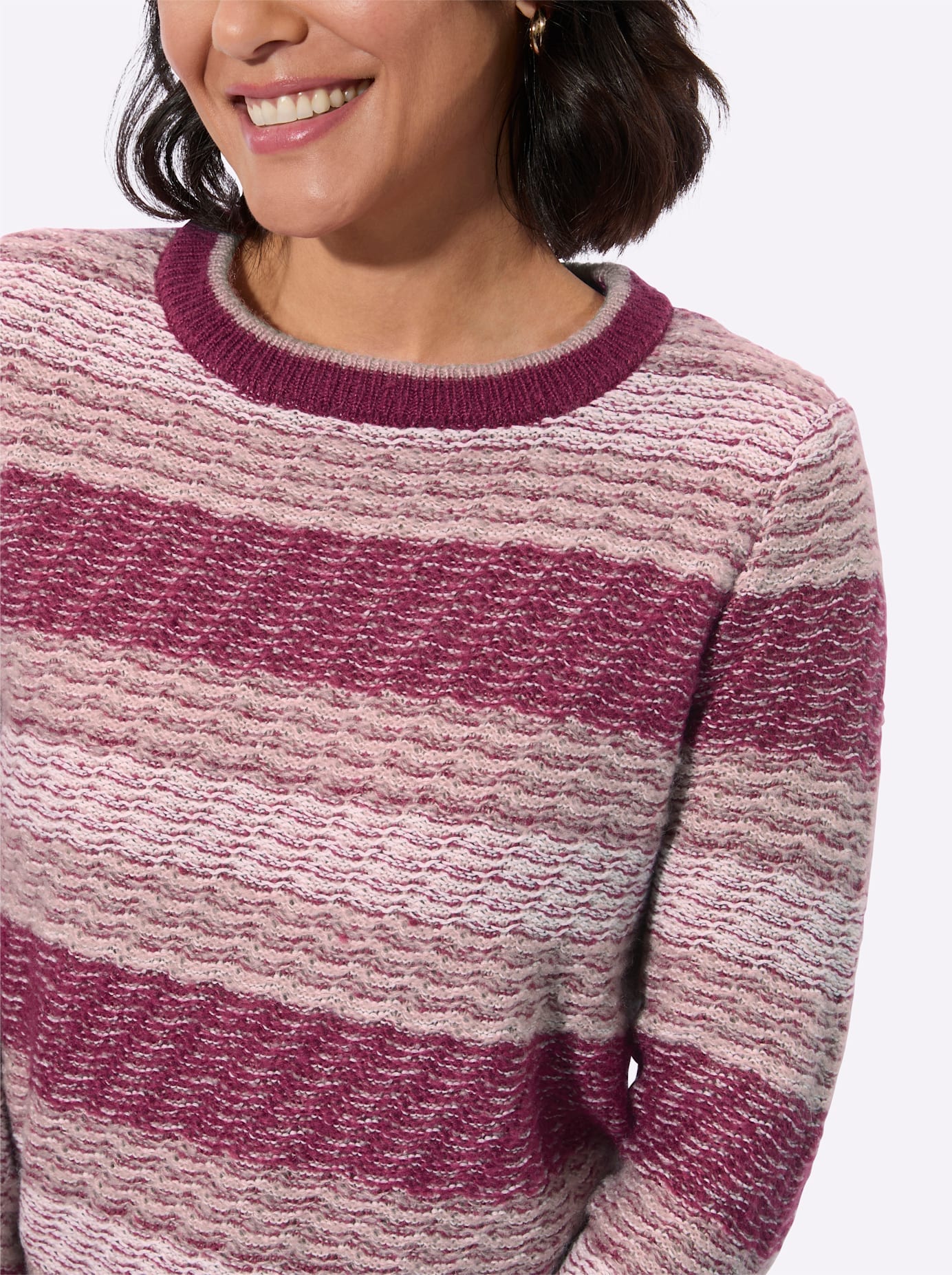 Casual Looks Rundhalspullover »Pullover«