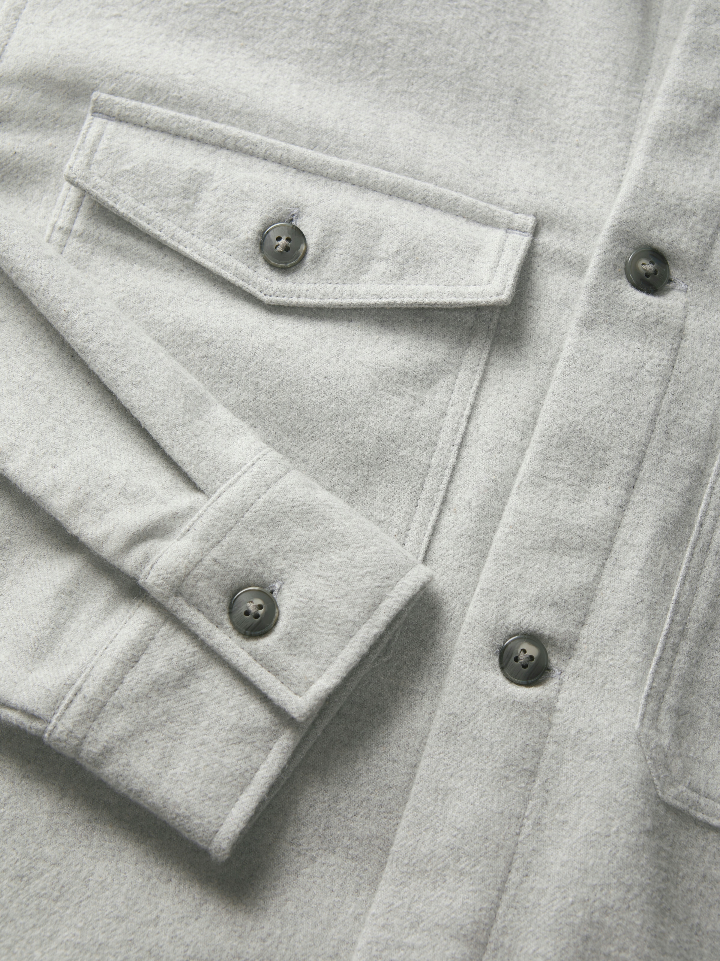 Jack & Jones Langarmhemd »JJEPERFECT MELANGE OVERSHIRT LS SN«