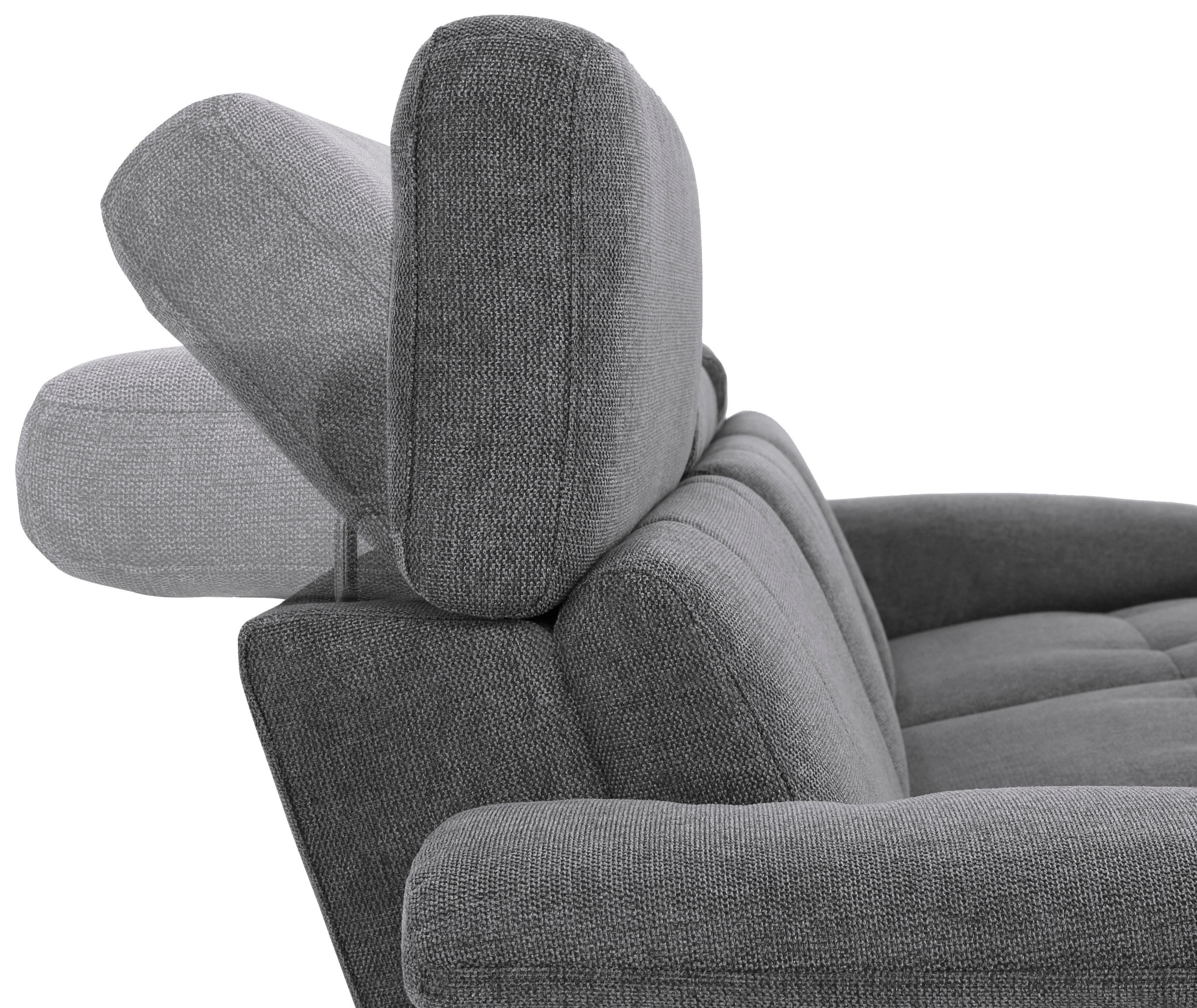 Home affaire Ecksofa »Binado, L-Form,« mit manueller oder elektrischer Relaxfunktion mit USB-Anschluss