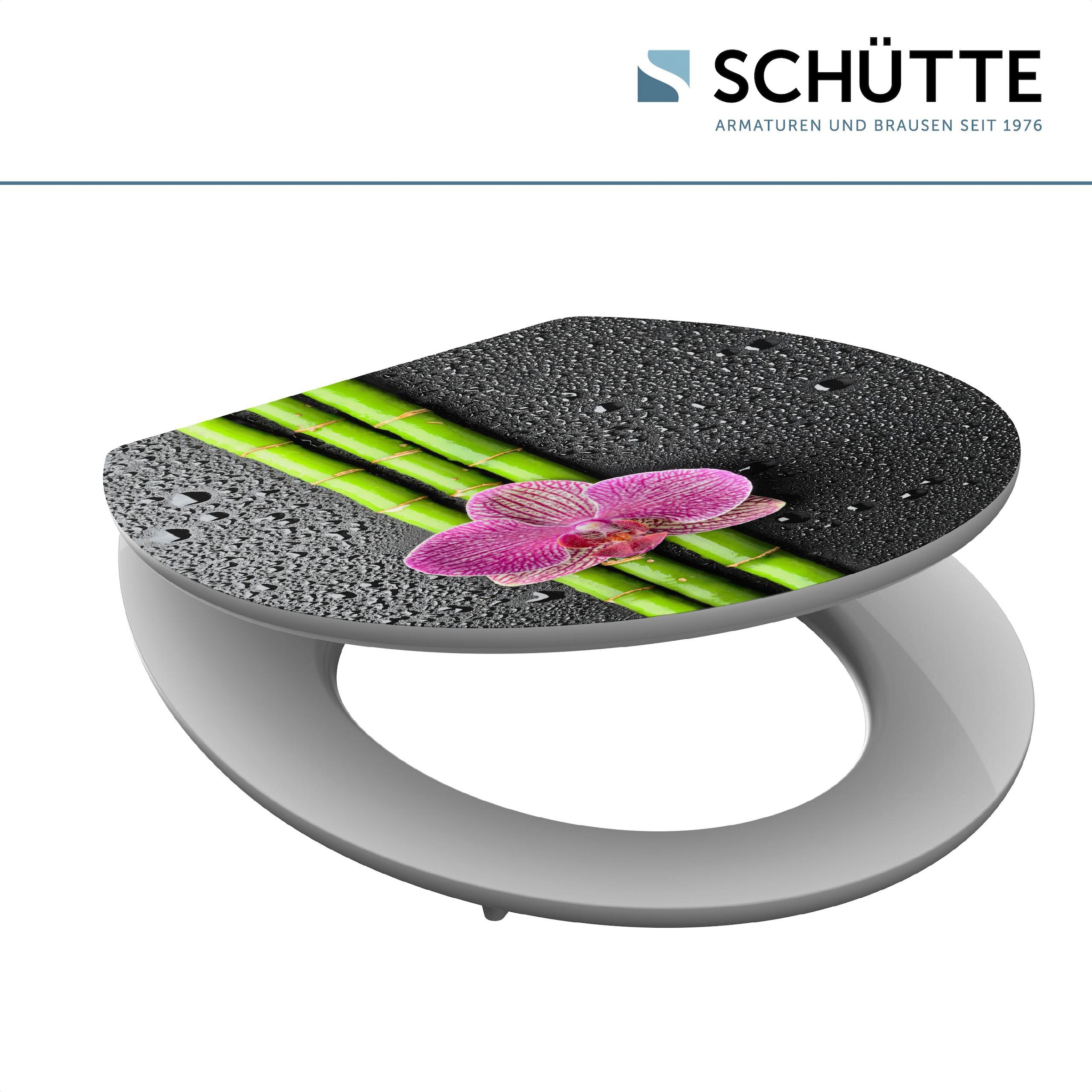 Schütte WC-Sitz »Asia«, High Gloss mit MDF Holzkern, mit Absenkautomatik