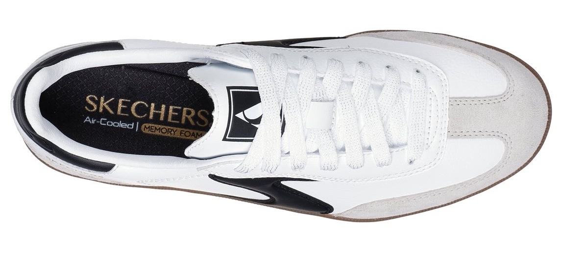 Skechers Sneaker »HOTSHOT-KICKOFF«, Retro Sneaker, Schnürschuh mit Textilinnenausstattung
