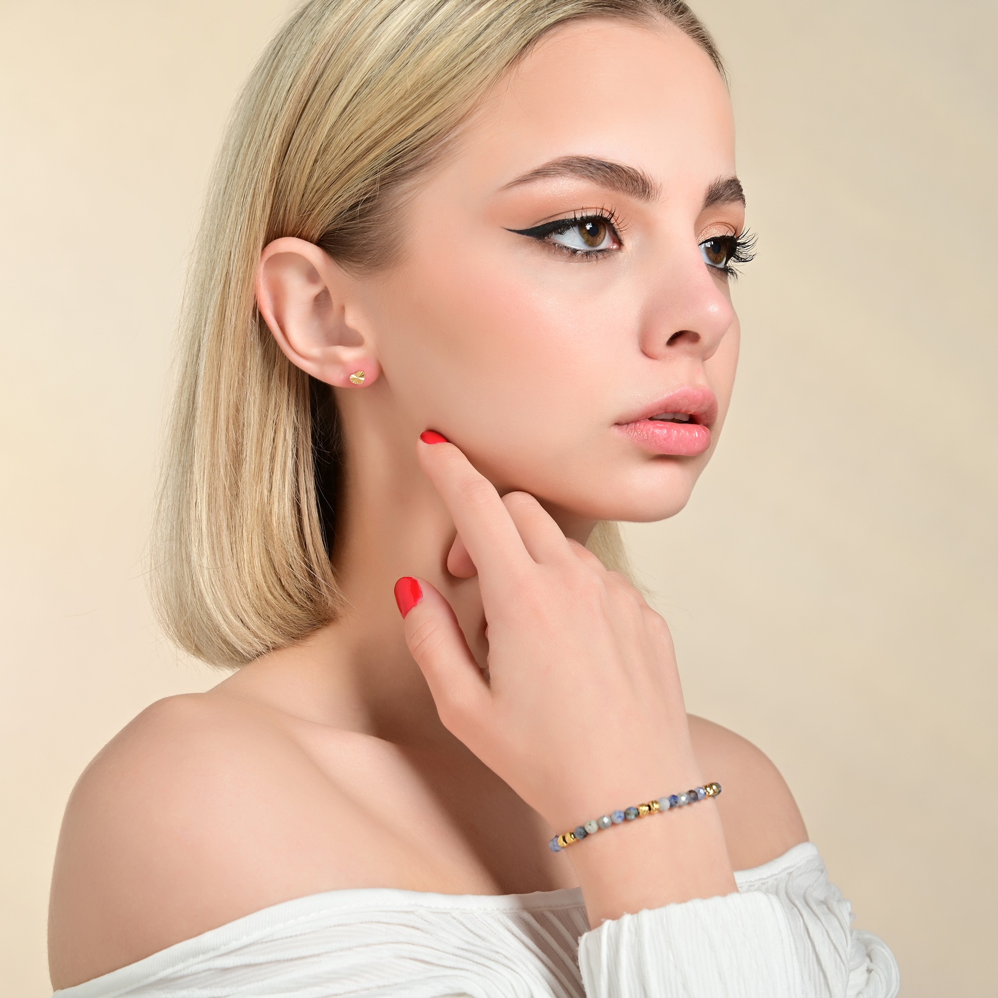 Adelia´s Paar Ohrstecker »Damen Ohrringe ¿ Ohrstecker Herz aus Edelstahl«