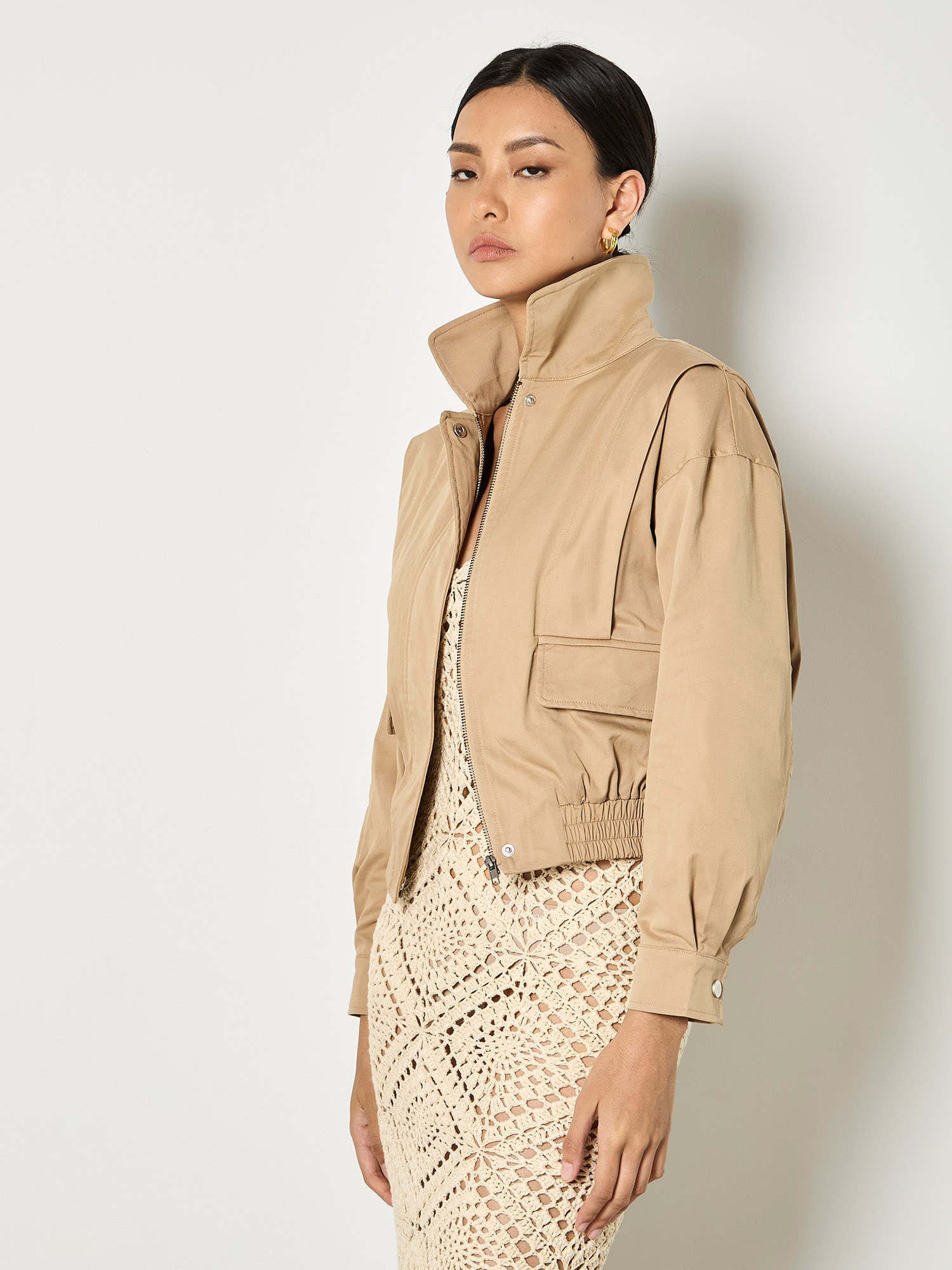 Apricot Bomberjacke »Jacke« mit Falten