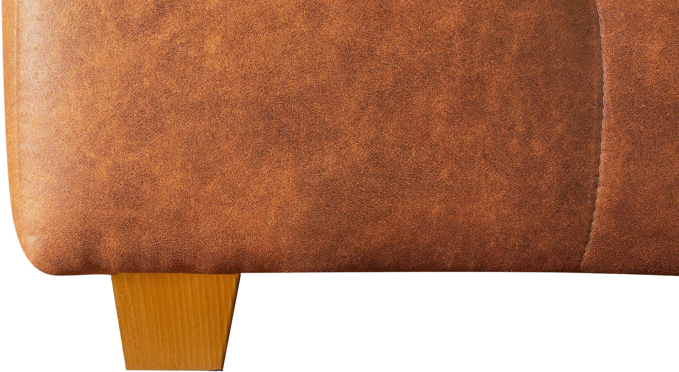 COLLECTION AB Schlafsofa »Bella, B: 196 cm, Liegefl. 145x196 cm« Bettfunktion, Bettkasten & 2 Armlehnenkissen, Federkern
