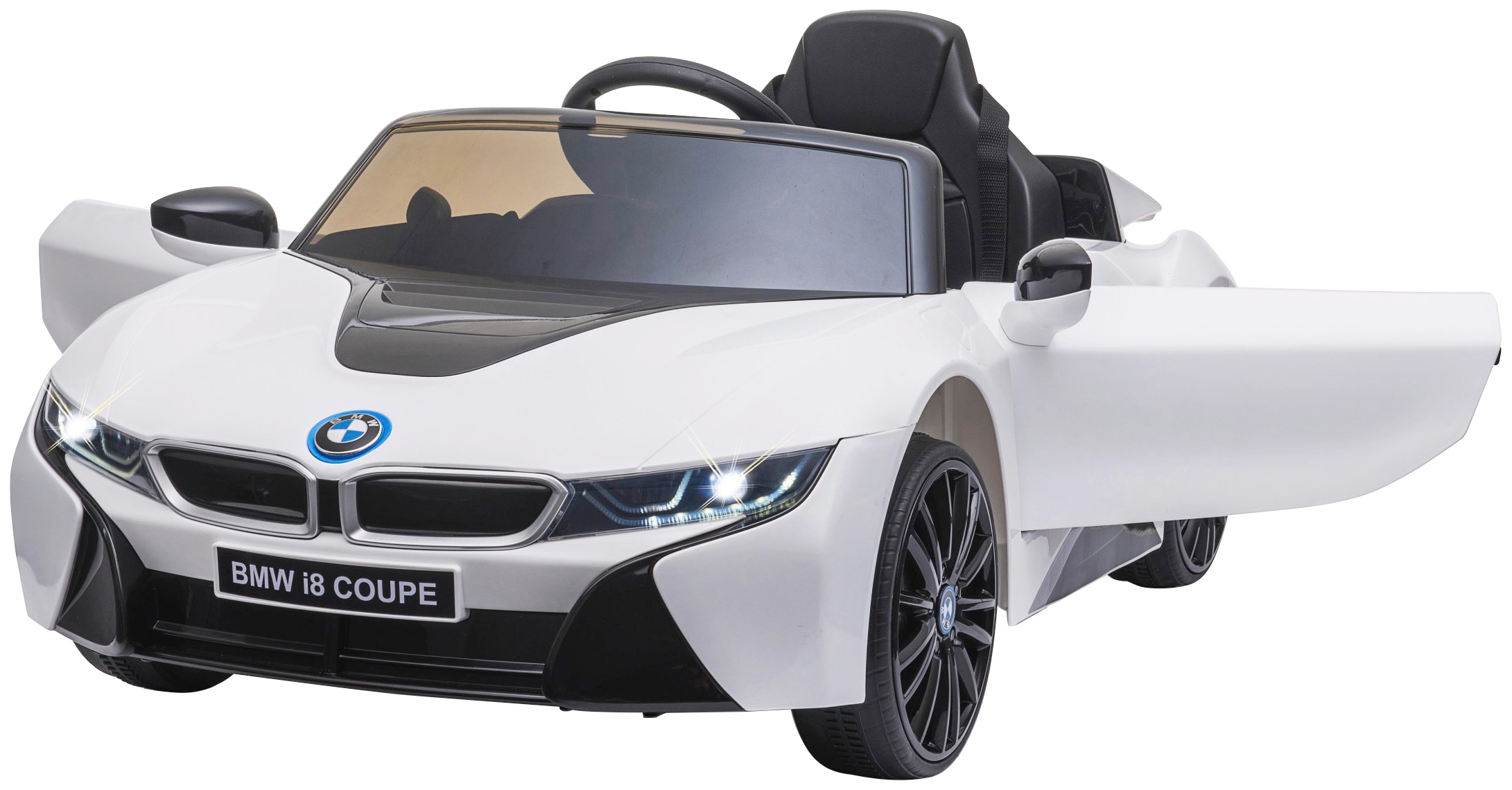 Jamara Elektro-Kinderauto »Ride-on BMW I8 Coupe weiß«, ab 3 Jahren, bis 30 kg