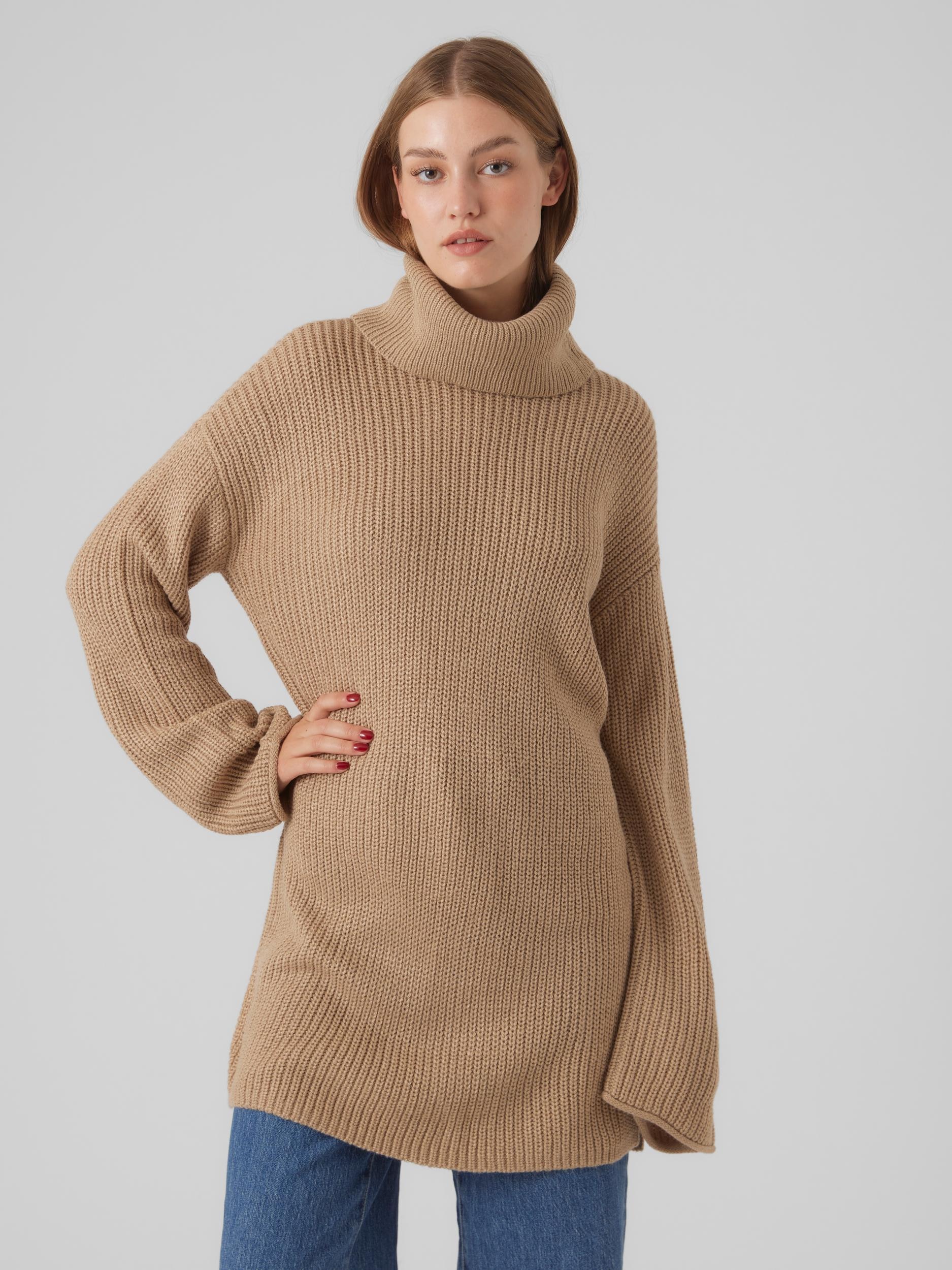 Rollkragenpullover »VMSAYLA LS OVERSIZE COWLNK PULLOVER BOO«