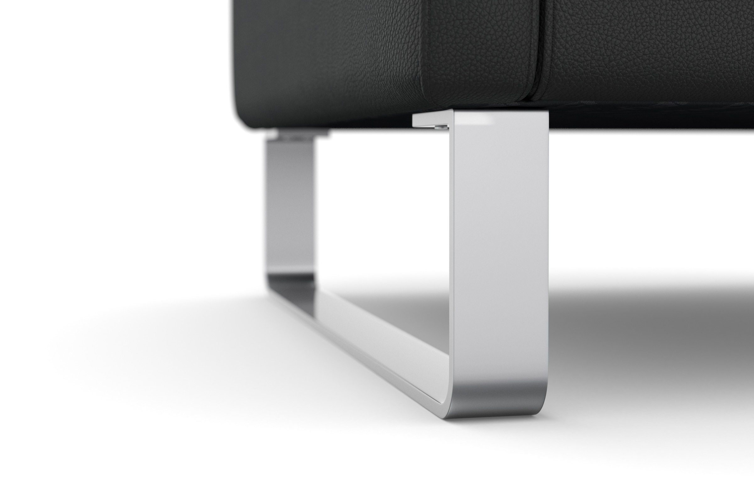 machalke® Sessel »single«, Ledersessel mit Metallkufen