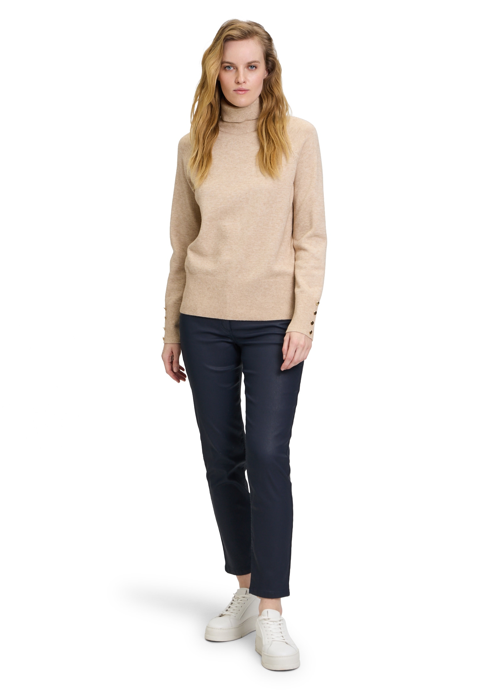Betty Barclay Rollkragenpullover »Rollkragenpullover mit Knöpfen«