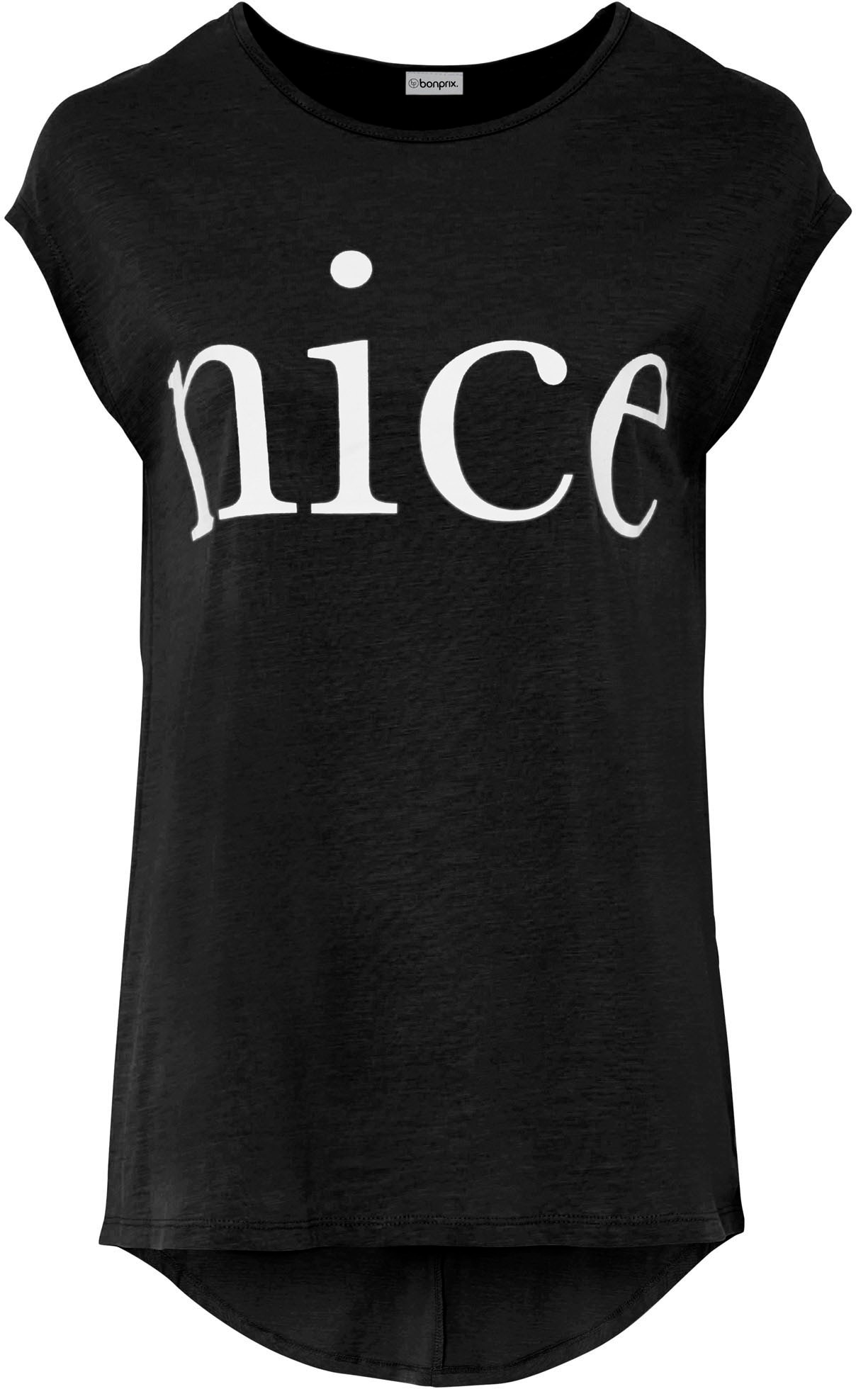 bonprix T-Shirt bequeme Passform, Kurzarm, mit Rundhalsausschnitt