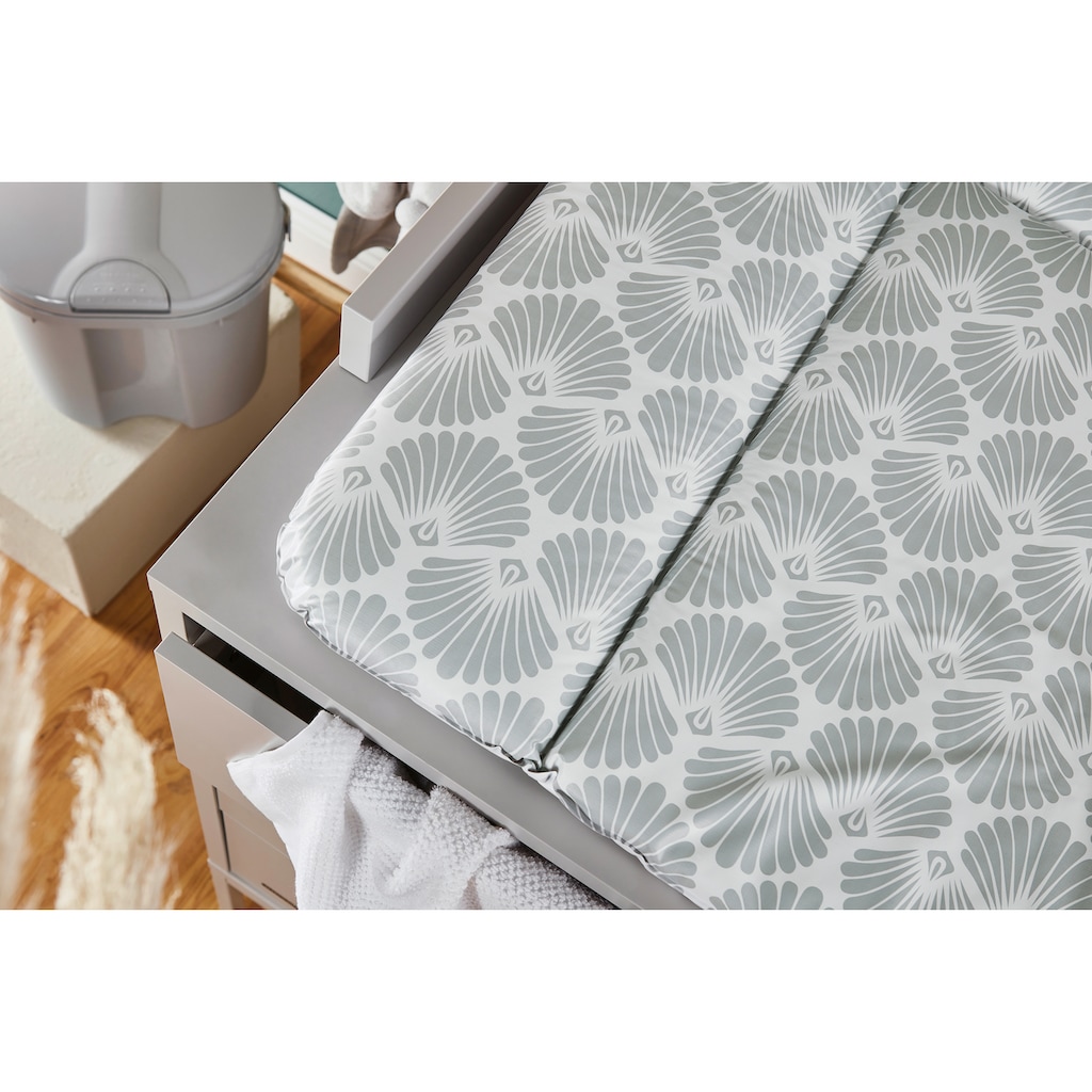 Rotho Babydesign Wickelauflage »Seashell Shape«, (Set, 2 tlg.), breit, inklusive Stillkissen Multi; Made in Europe