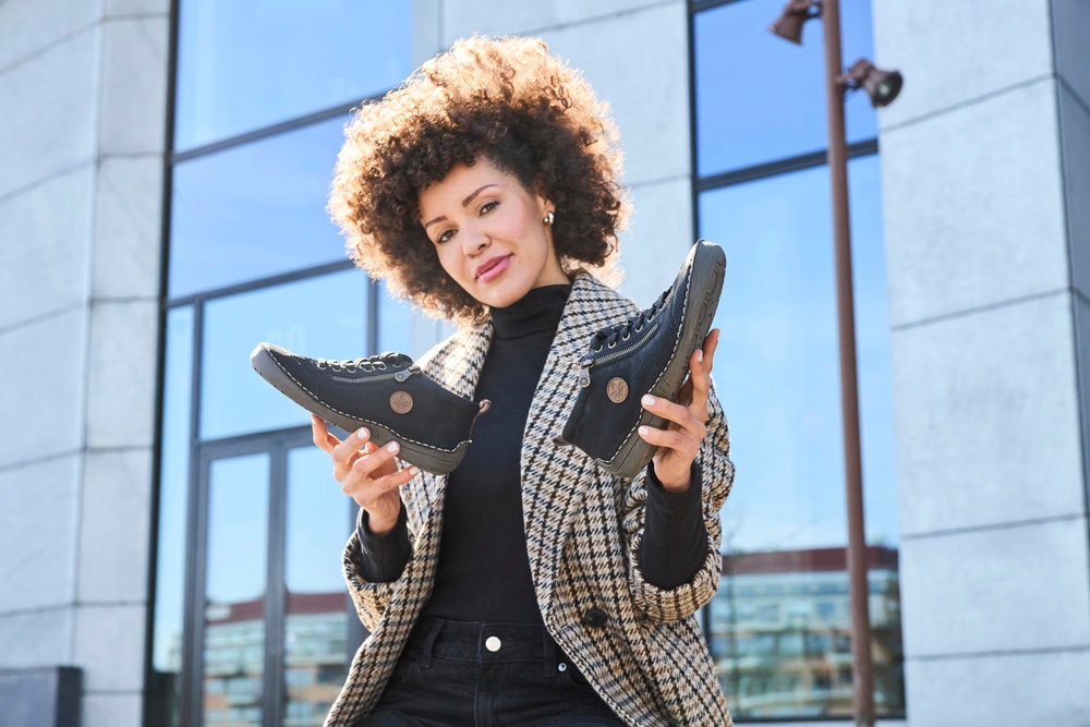 Rieker Schnürboots  Sneaker, Schnürschuh, Outdoorschuh mit Reißverschluss