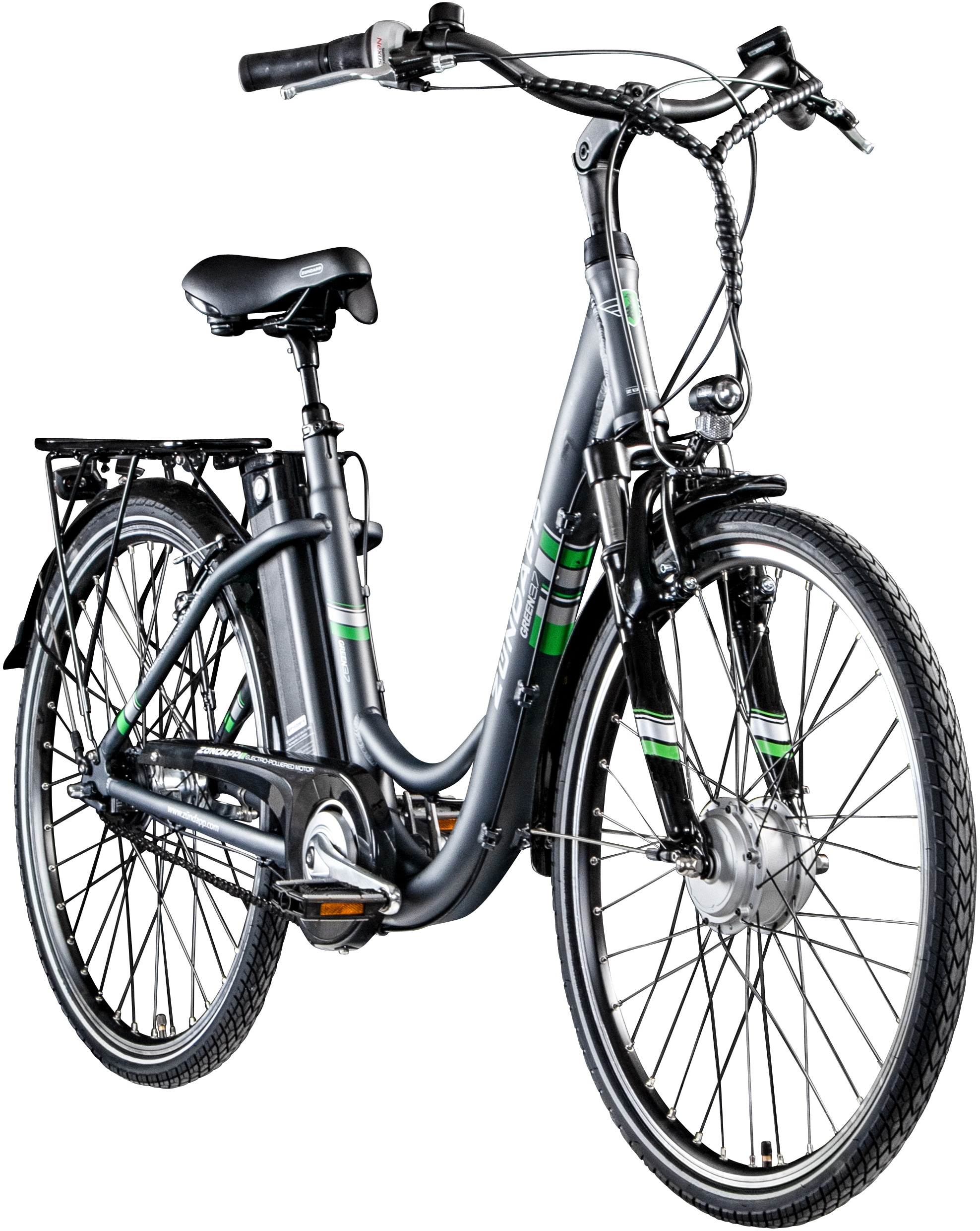 Zündapp E-Bike »Green 3.7«, 7 Gang, Frontmotor 250 W, Pedelec, Elektrofahrrad für Damen u. Herren