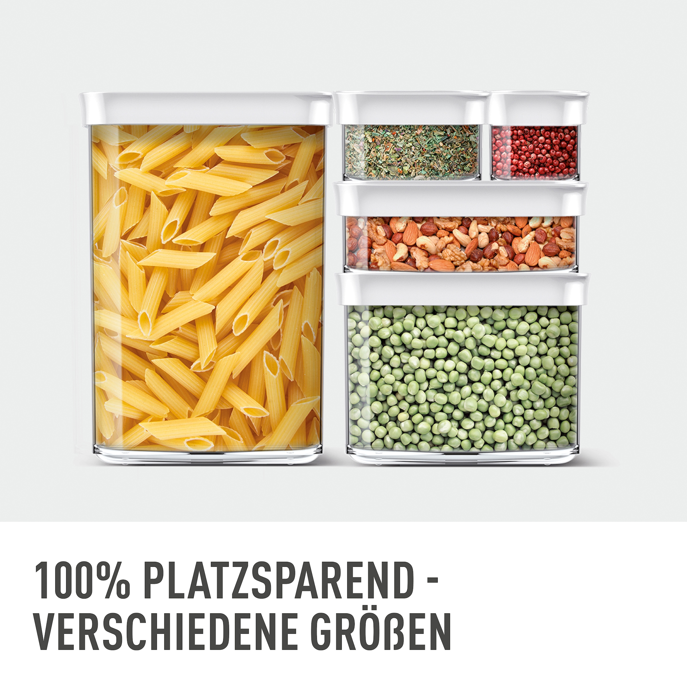 Emsa Vorratsdose »Optima«, (1 tlg.), rechteckig, sicher, hygienisch, unbedenklich, platzeffizient