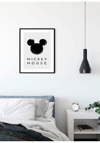 Poster »Mickey Mouse Silhouette«, Disney, (1 St.), Kinderzimmer, Schlafzimmer, Wohnzimmer