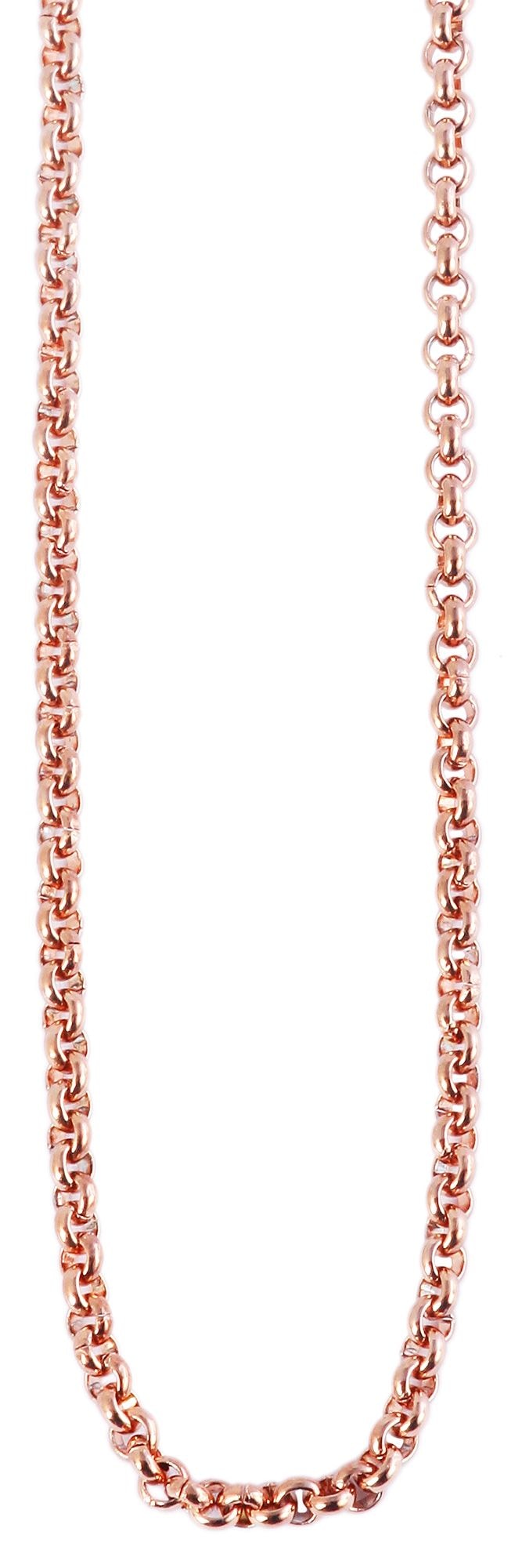 Adelia´s Gliederkette »Damen Halskette ¿ Erbskette aus Edelstahl 42 cm«