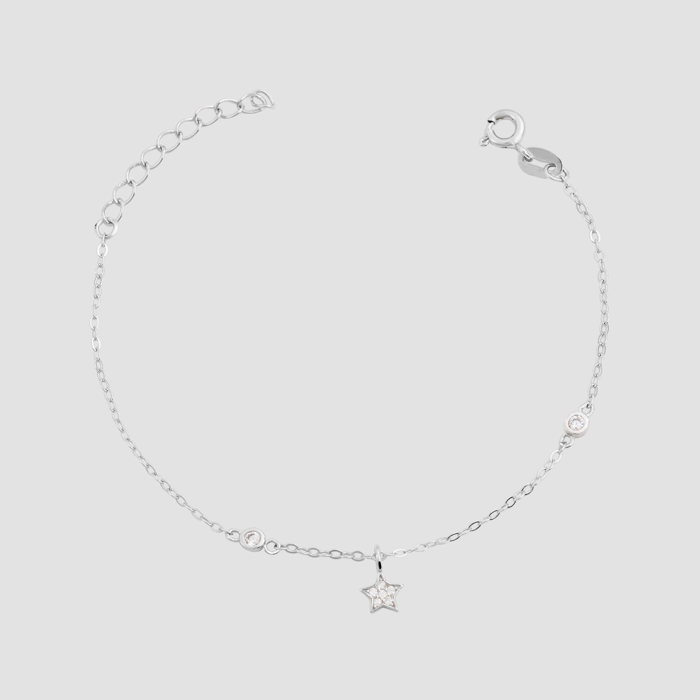 Adelia´s Kettenanhänger »Damen Anhänger ¿ Stern Anhänger aus 925 Silber mit Zirkonia«