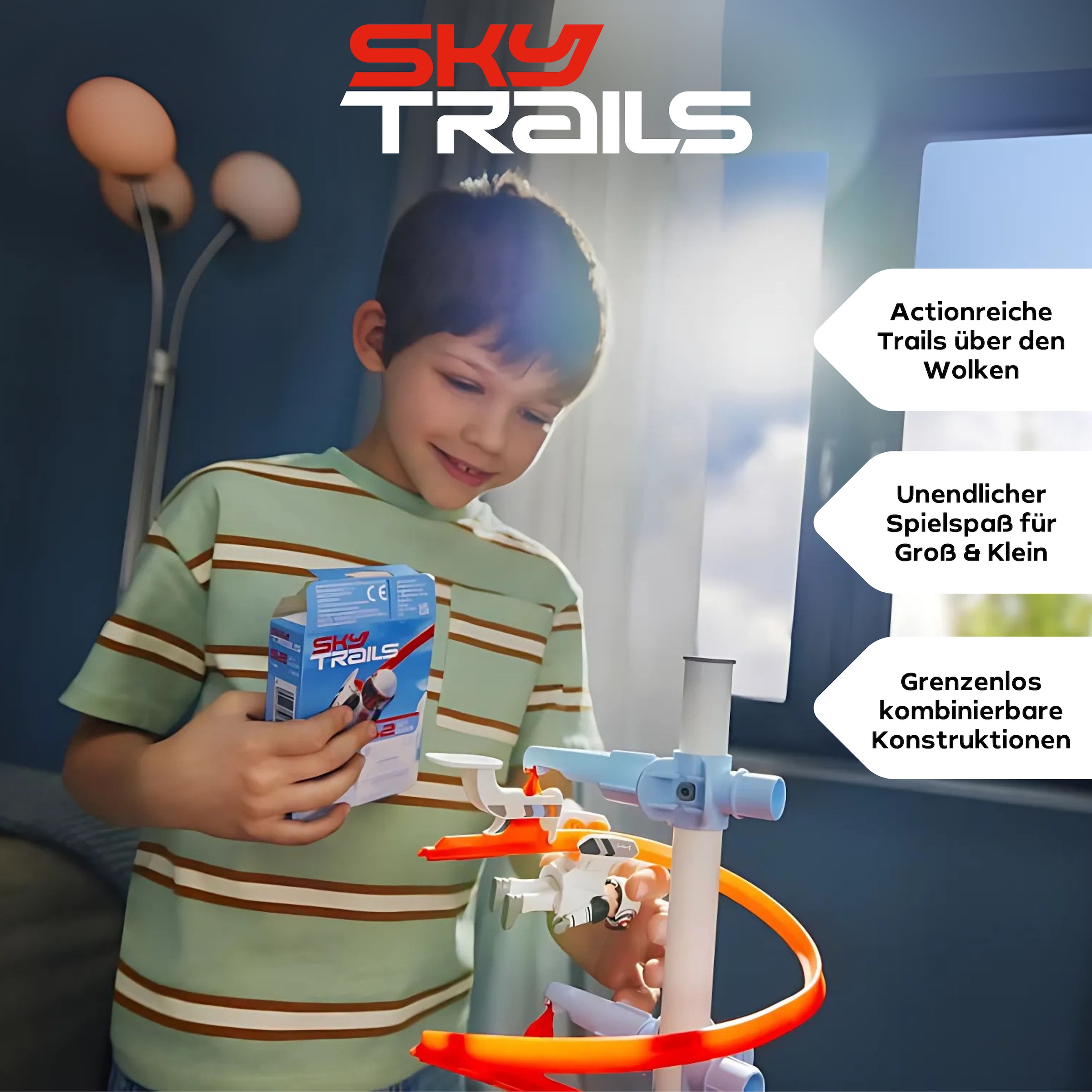 Playmobil® Konstruktions-Spielset »Sky Rider S 2 (71976), Sky Trails«, (8 St.), Made in Europe