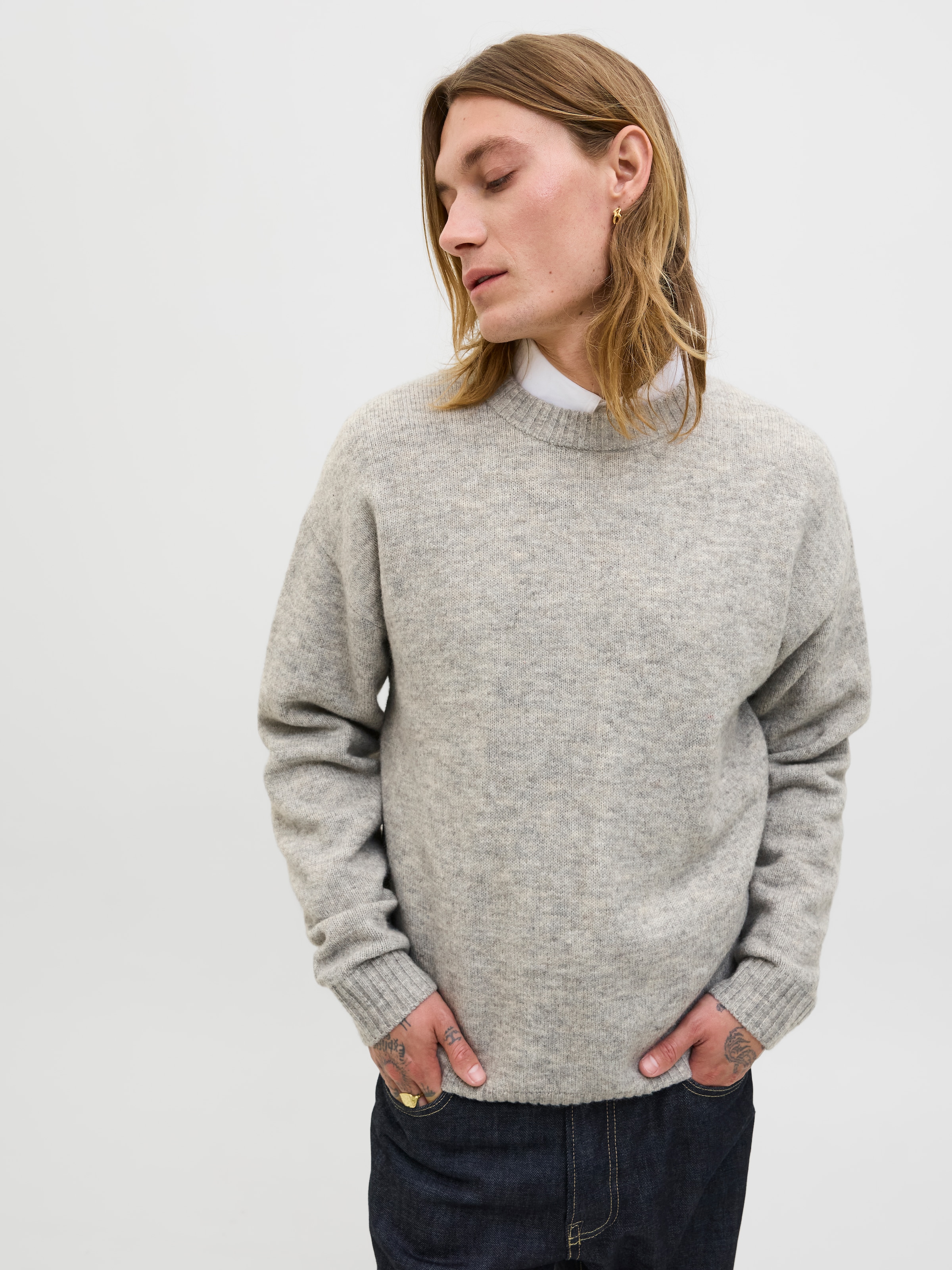 Jack & Jones Strickpullover »JJESOHO OLLIE KNIT CREW NECK SN«