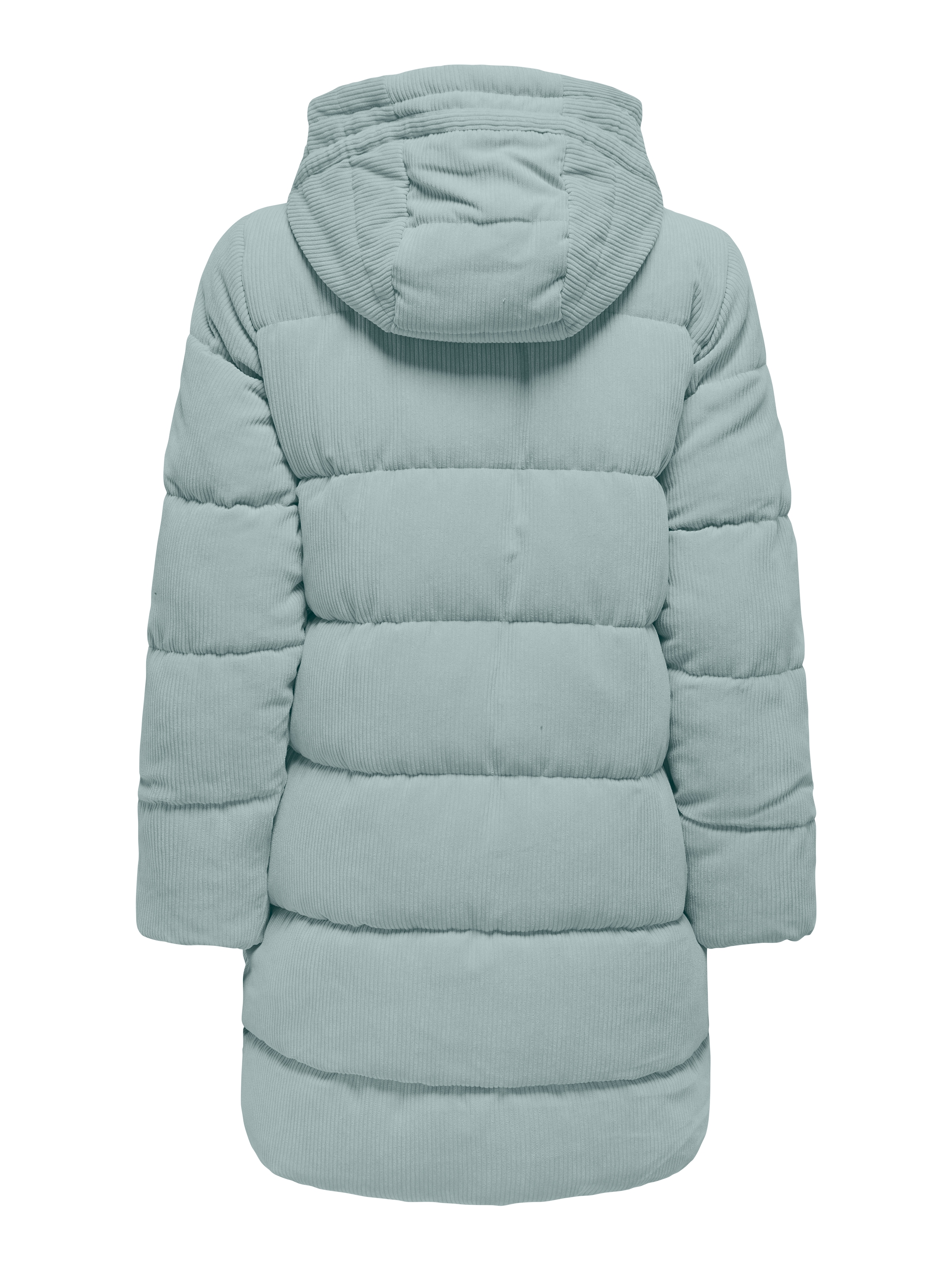 ONLY Steppjacke »ONLDOLLY LONG CORDUROY PUFFER OTW«, mit Kapuze, aus feinem Cordmaterial