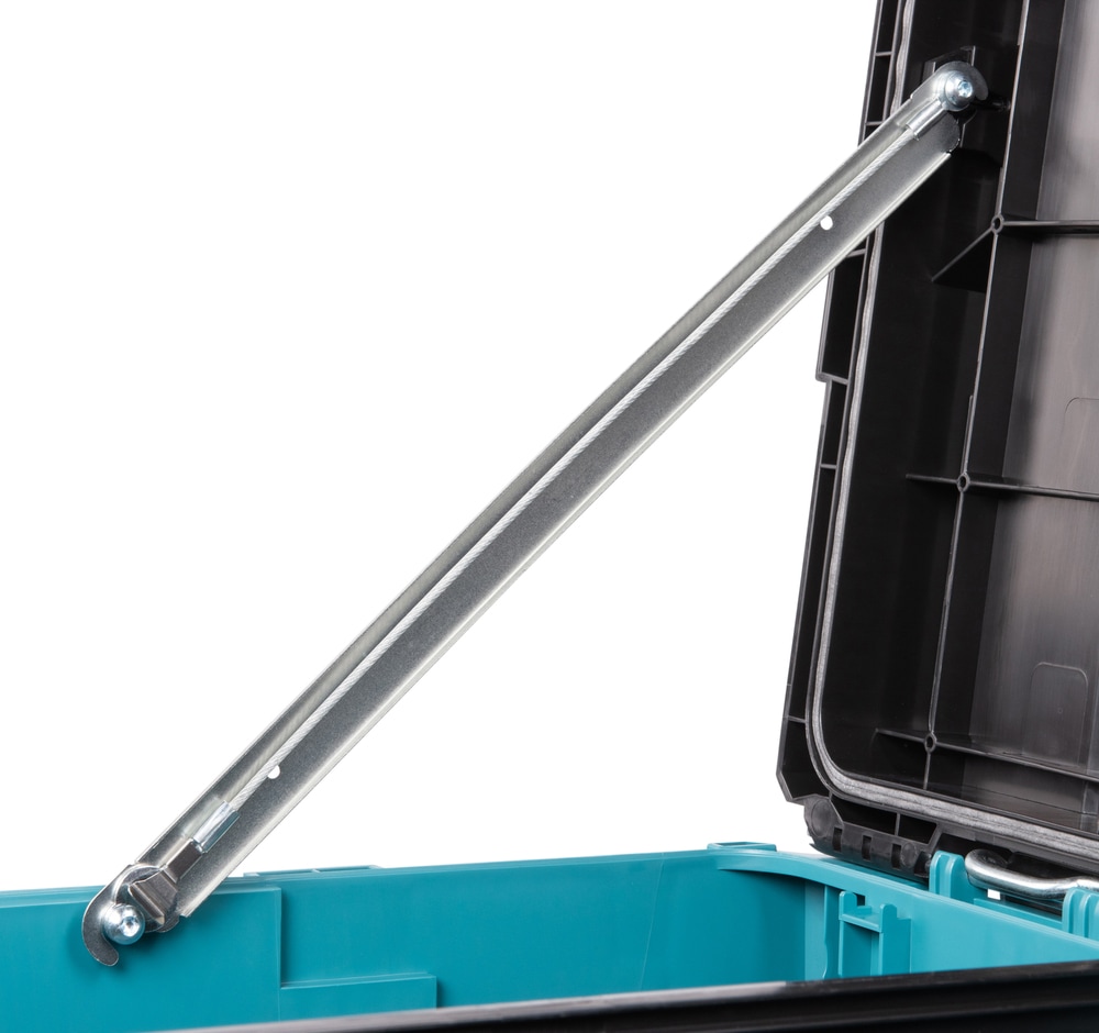 Makita Werkzeugbox »MAKTRAK  L »P-91017« max.45kg, 63,16L, Copolymer-Kunststoff« Effizientes Be- und Entladen mit dem MAKTRAK Koffer Sortiment