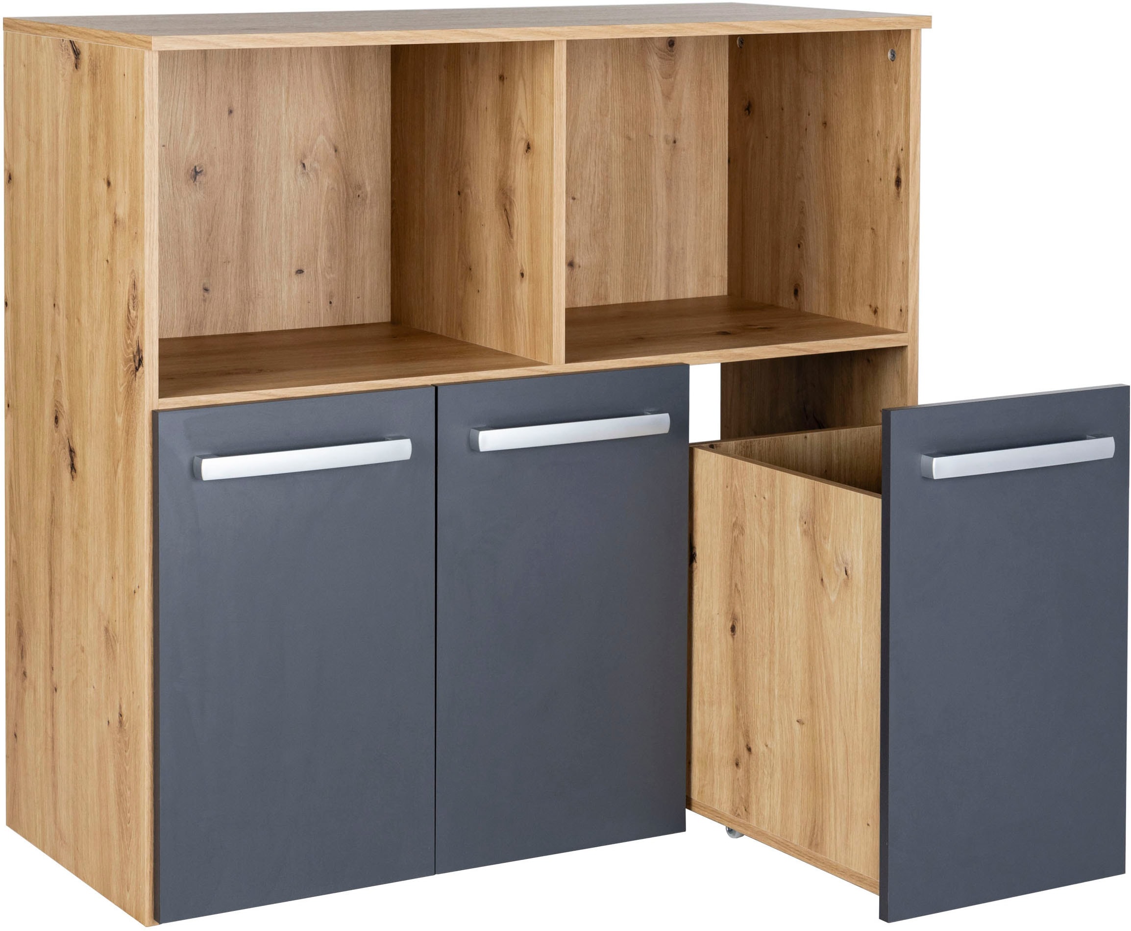 arthur berndt Kinderregal »Alessio« Modernes Spielzeugregal mit 3 geräumigen Schubkästen