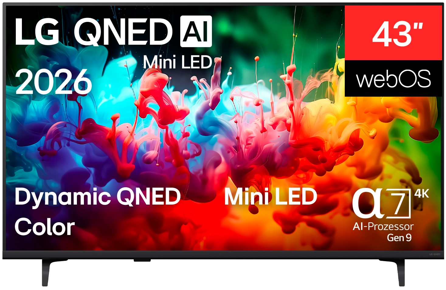 LG QNED-Fernseher »43QNED71B6B« 108 cm/43 ″ Smart-TV