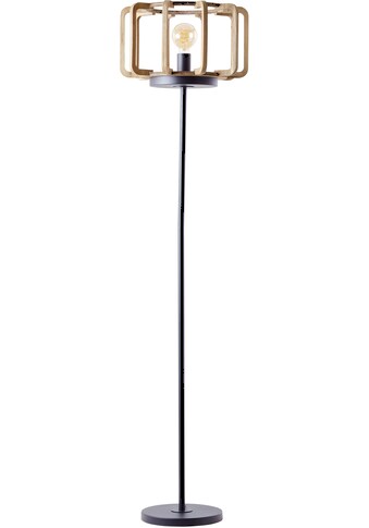 OTTO products Stehlampe »Yanna«, E27, 1 St., FSC zertifiziert, holz hell/schwarz kaufen