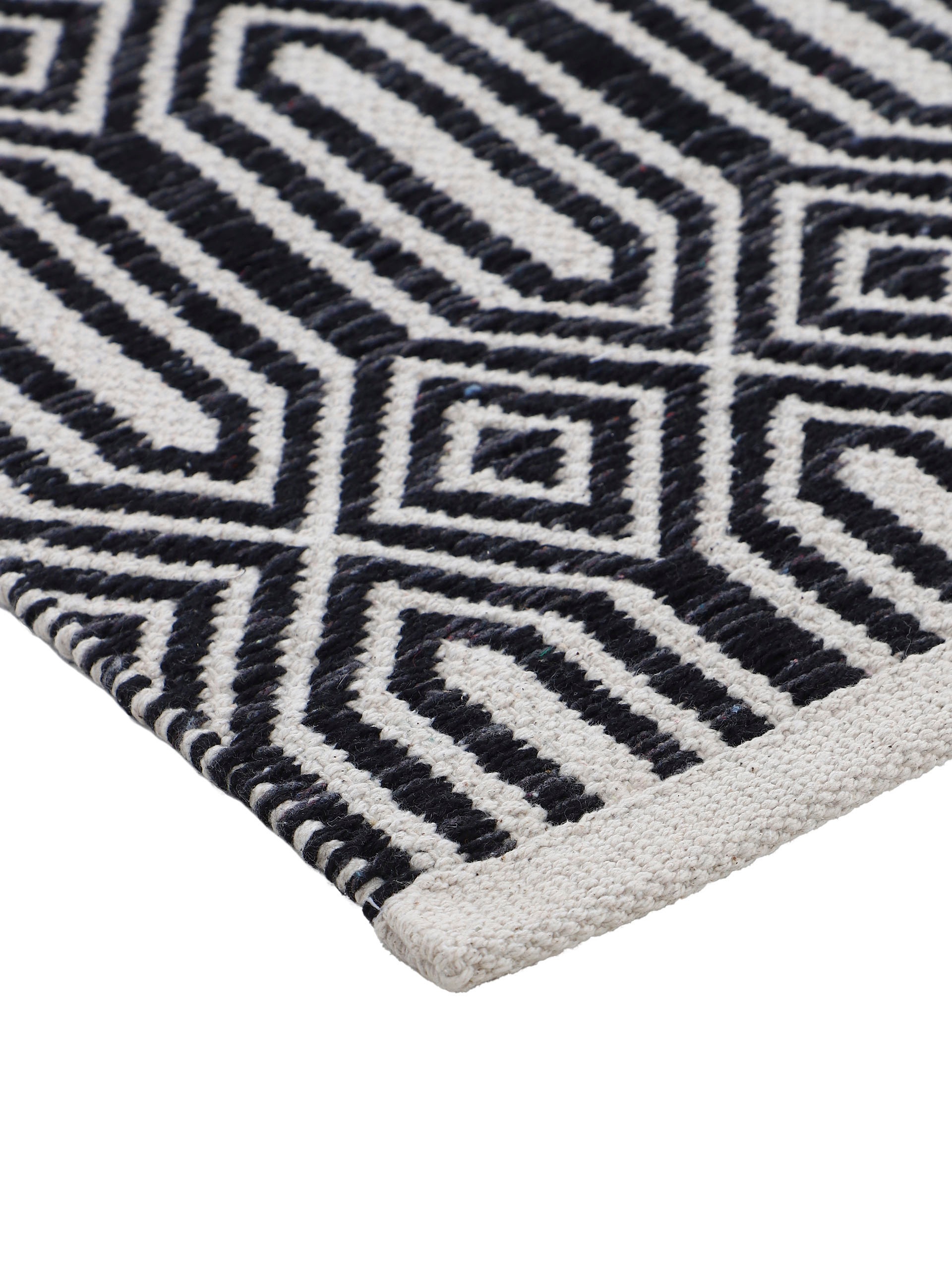 carpetfine Teppich »Kelim Oregan«, rechteckig, 5 mm Höhe, Wendeteppich aus reiner Baumwolle, Wohnzimmer
