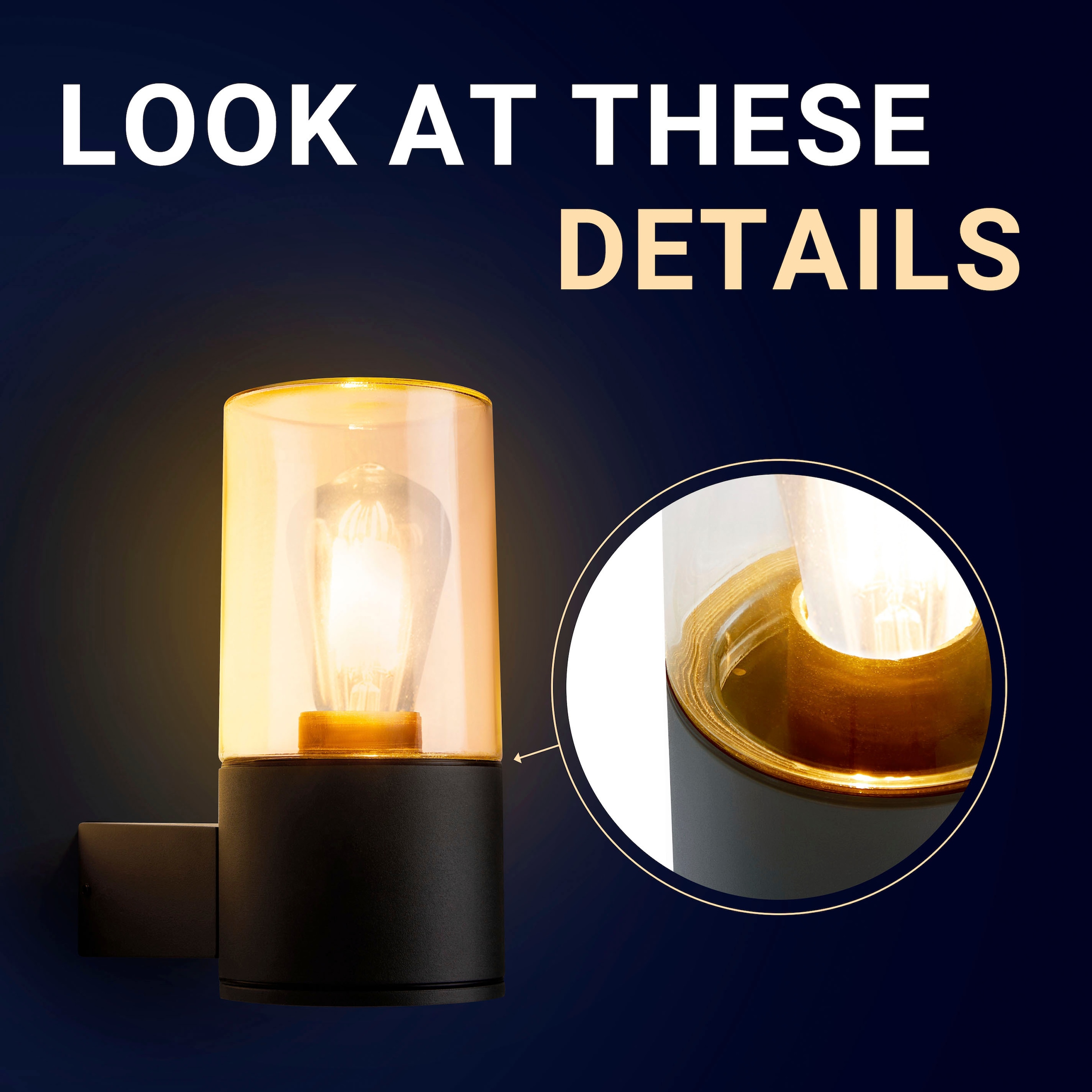 Paco Home Wandleuchte »AMBRA«, Leuchtmittel E27 | ohne Leuchtmittel, Outdoor Wandlampe Modern E27 Wand Aluminium In & Outdoor IP54 Garten