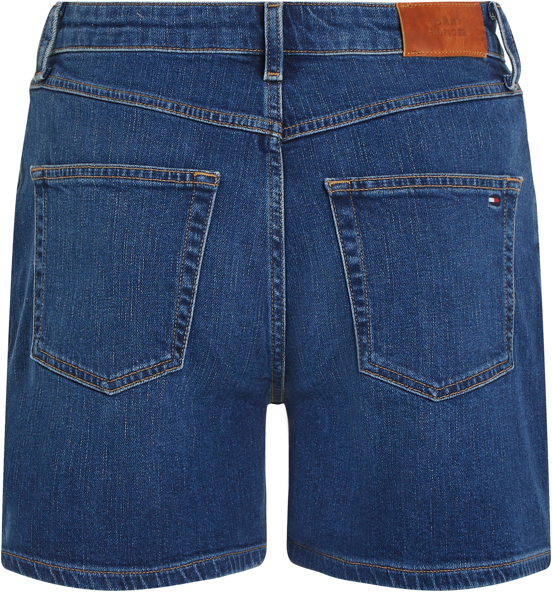 Tommy Hilfiger Shorts »DNM STRAIGHT SHORT RW KAI«, in blauer Waschung