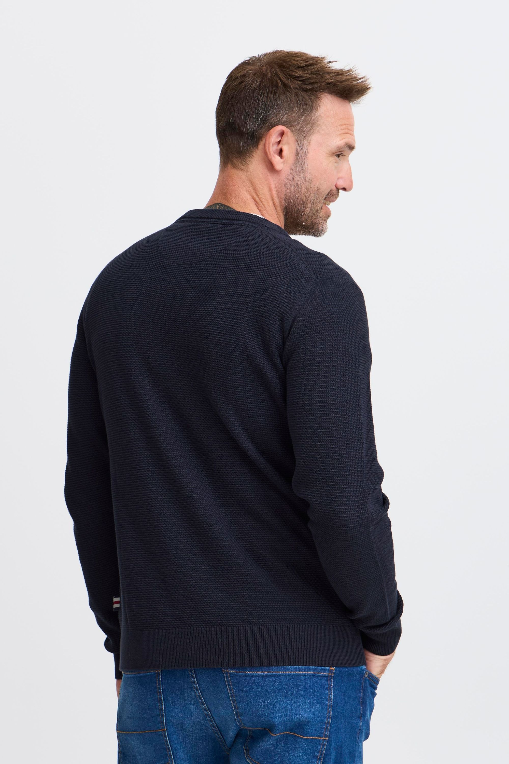 FQ1924 Strickfleece-Pullover »Strickpullover FQKYLE structure crewneck knit«