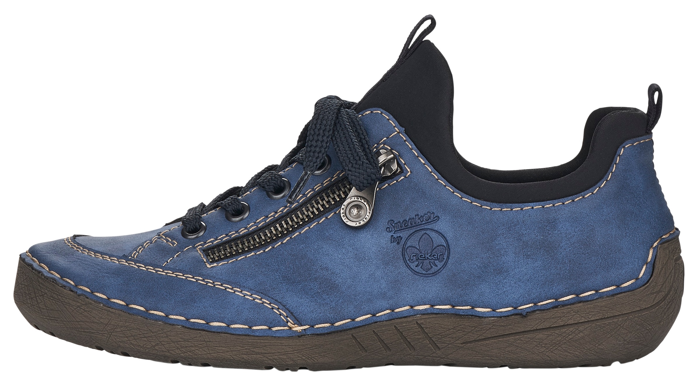 Rieker Slip-On Sneaker, Slipper, Schlupfschuh, mit elastischem Einschlupf