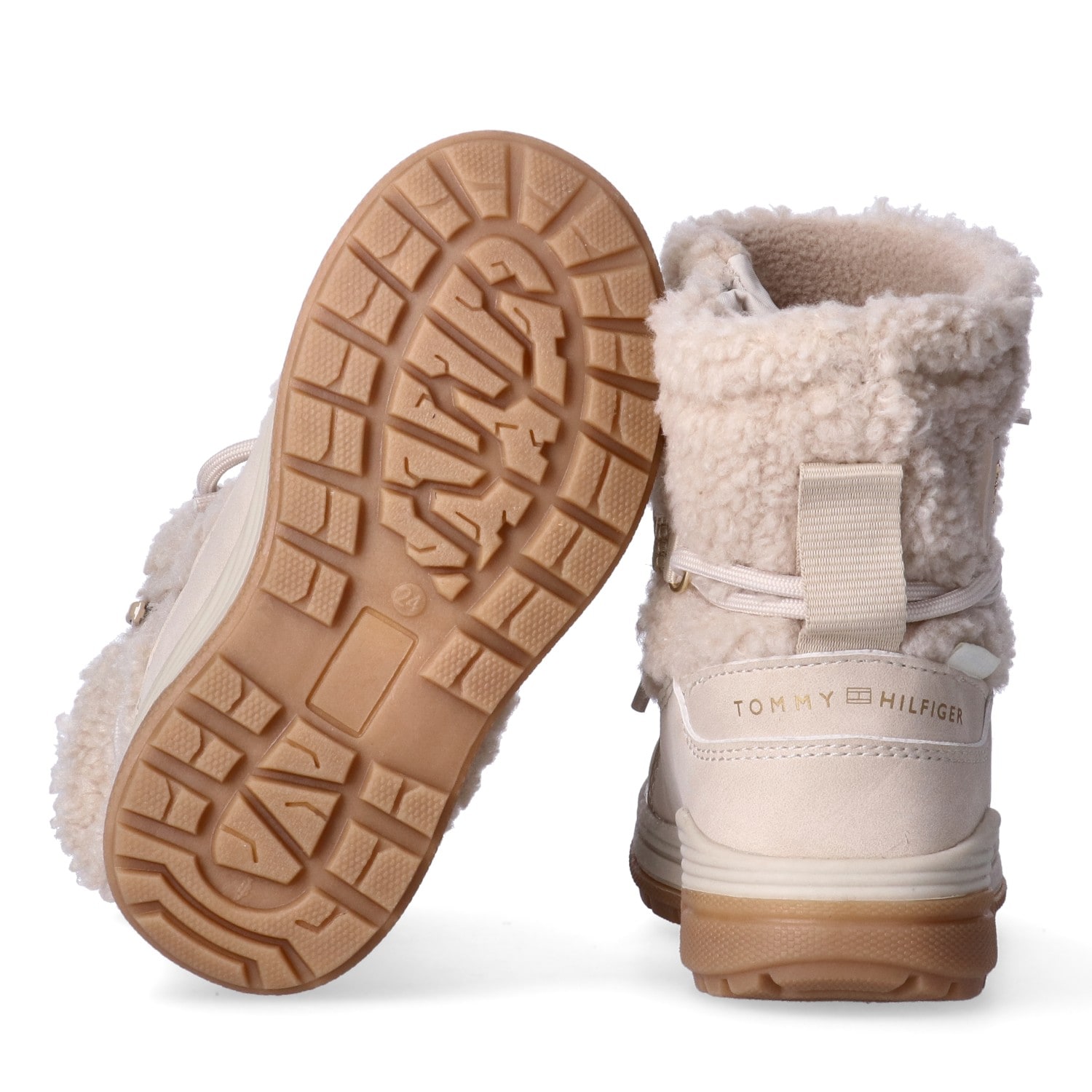 Tommy Hilfiger Winterboots  Stiefelette, im coolen Moonboots Design, aufgesetzte Schnürung
