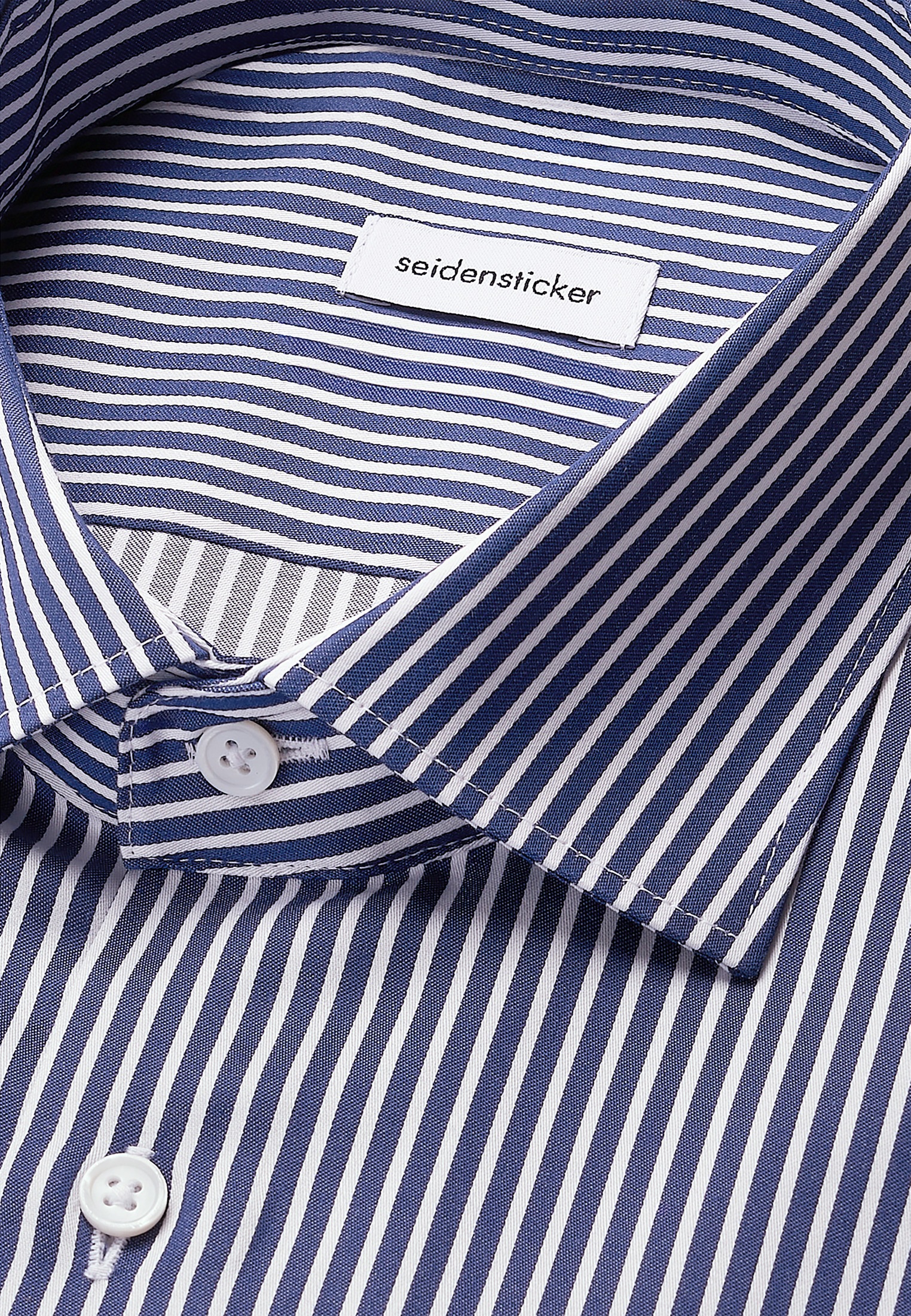 seidensticker Businesshemd »Schwarze Rose«, Regular 1/1 Kentkragen Gestreift