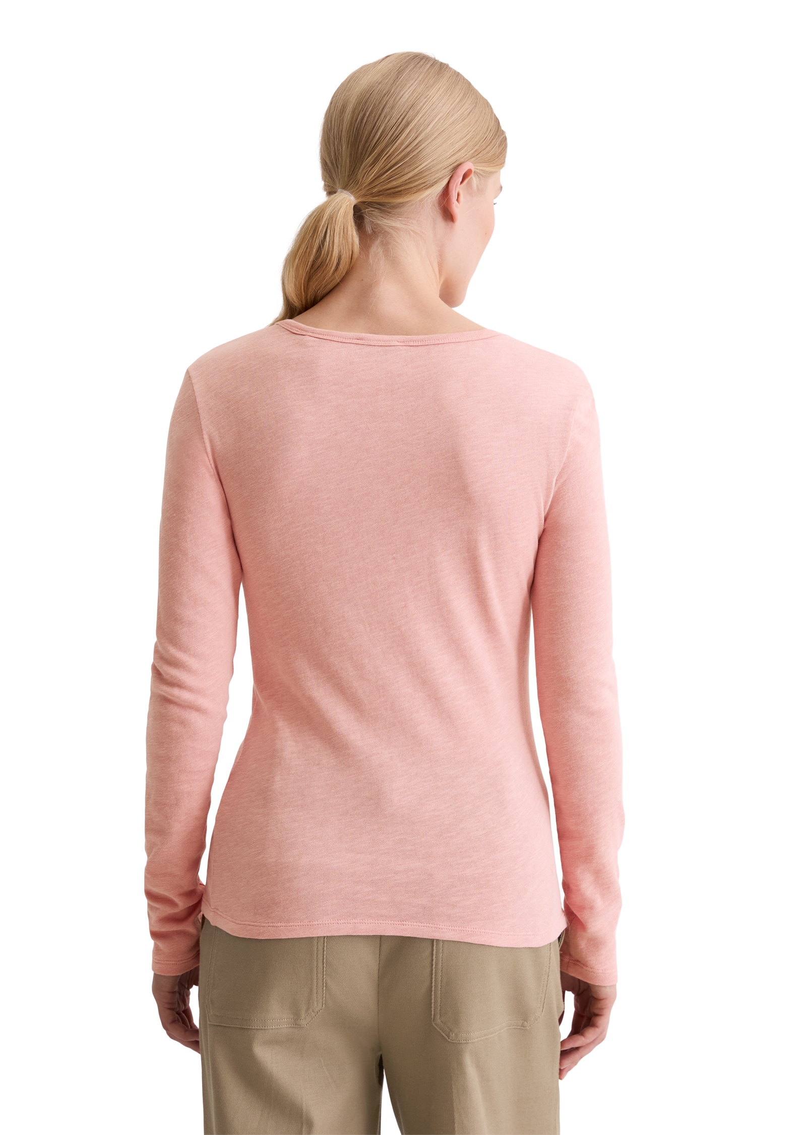 Marc O'Polo Longsleeve »regular fit aus Slub Jersey«