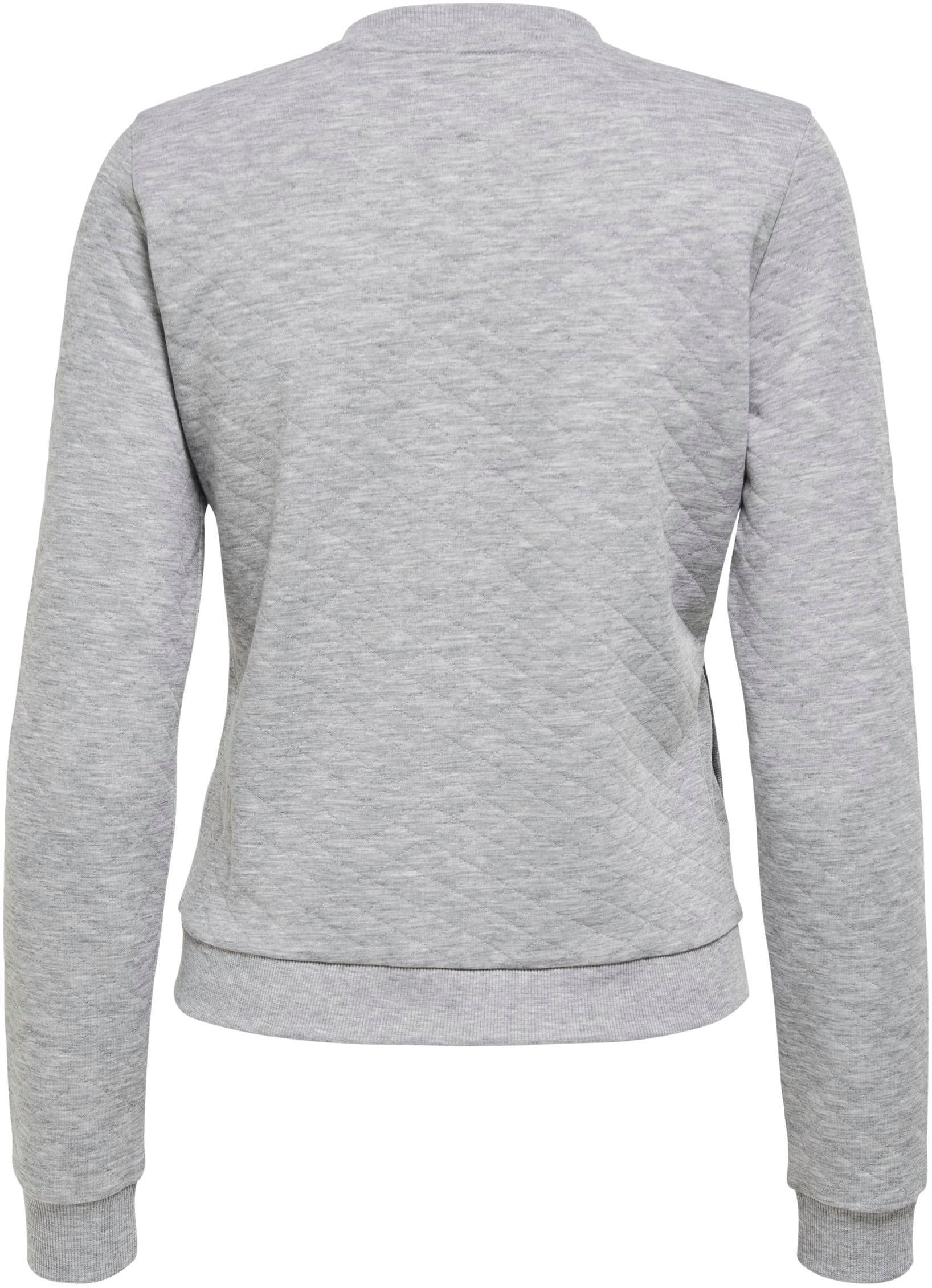 ONLY Sweatjacke »ONLJOYCE L/S BOMBER SWT NOOS« Polyester, regular fit