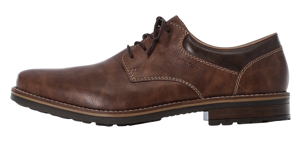 Rieker Schnürschuh, mit gepolsterter Innensohle, Freizeitschuh, Halbschuh, Schnürschuh