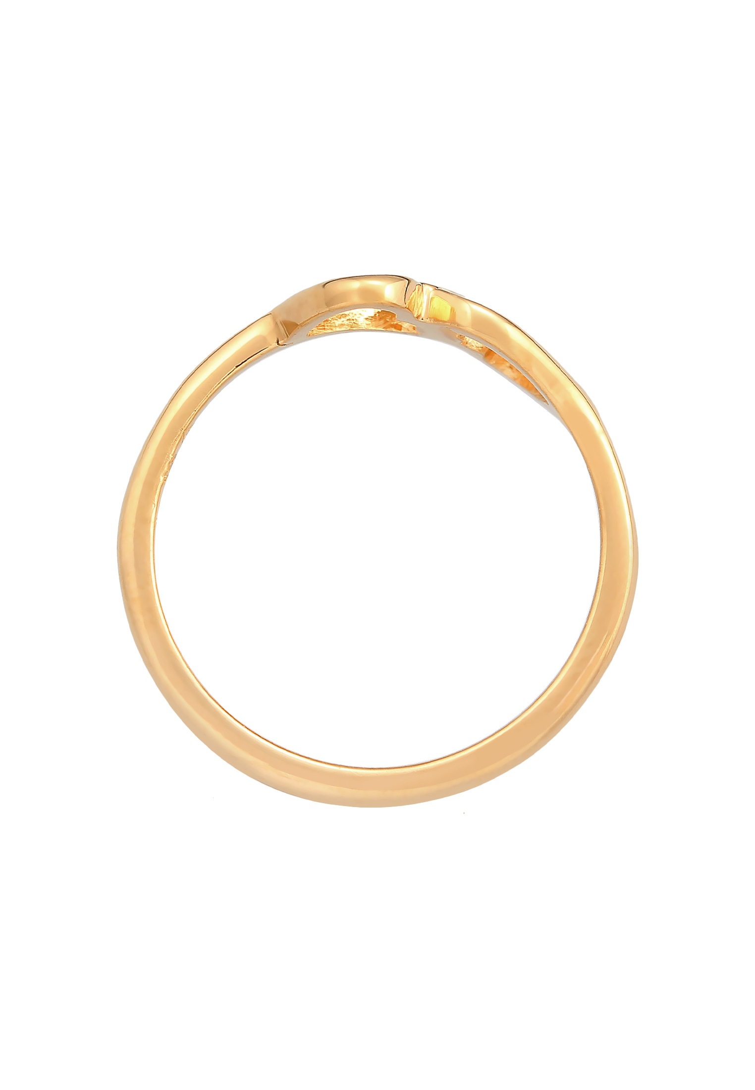 Elli Silberring »Ring Herz Symbol Verbunden 925 Silber«