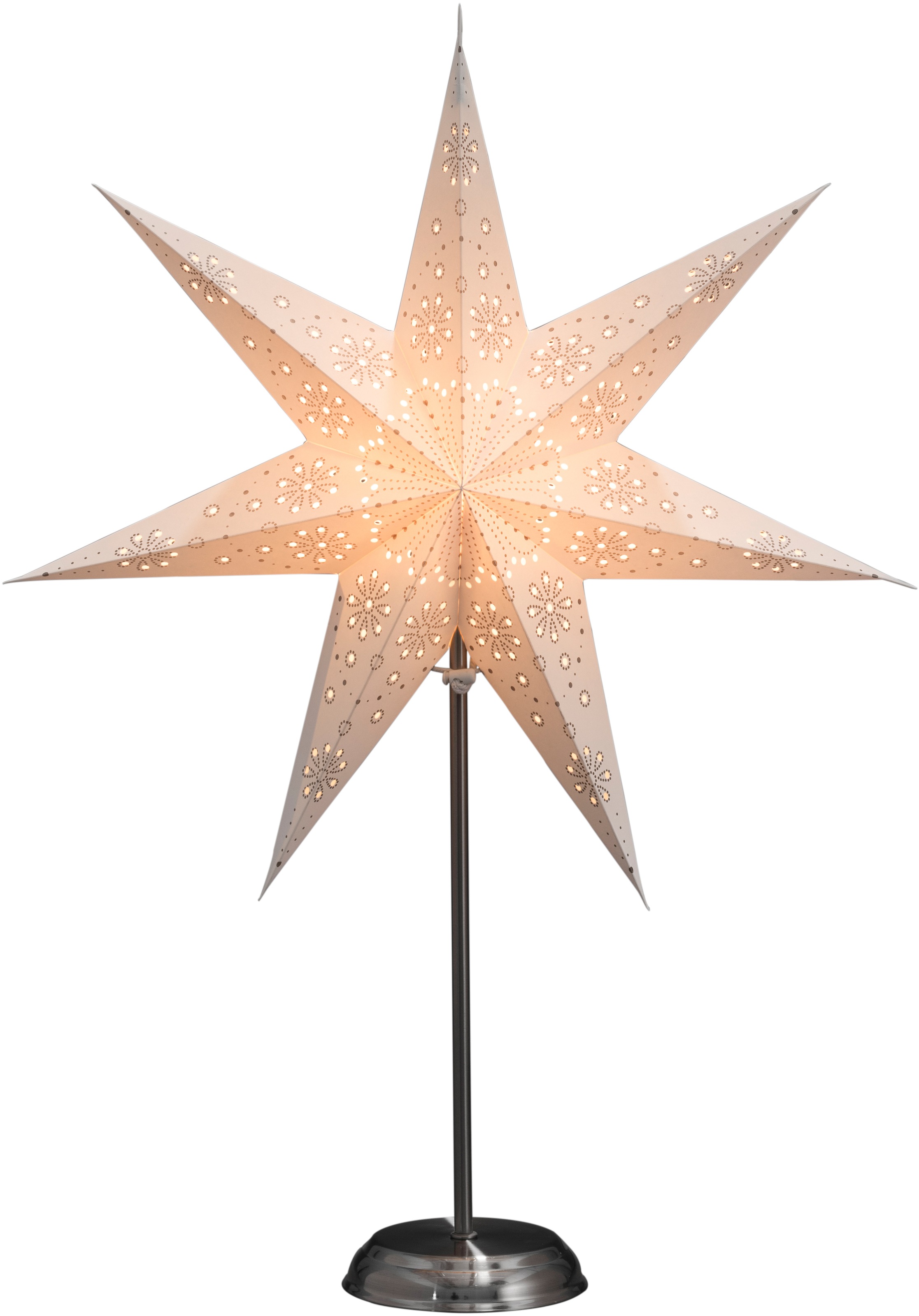 Konstsmide Papierstern »Weihnachtsstern in weiß, Größe Ø 68 cm