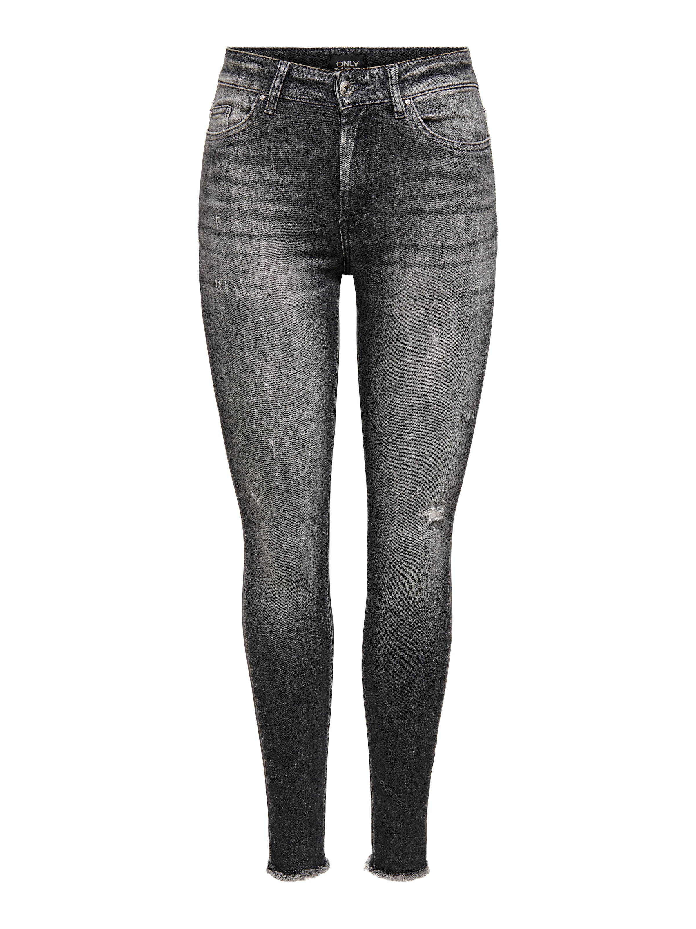 ONLY Skinny-fit-Jeans »ONLBLUSH MID SK AK RW REA787 DNM«, mit Destroyed Effekt