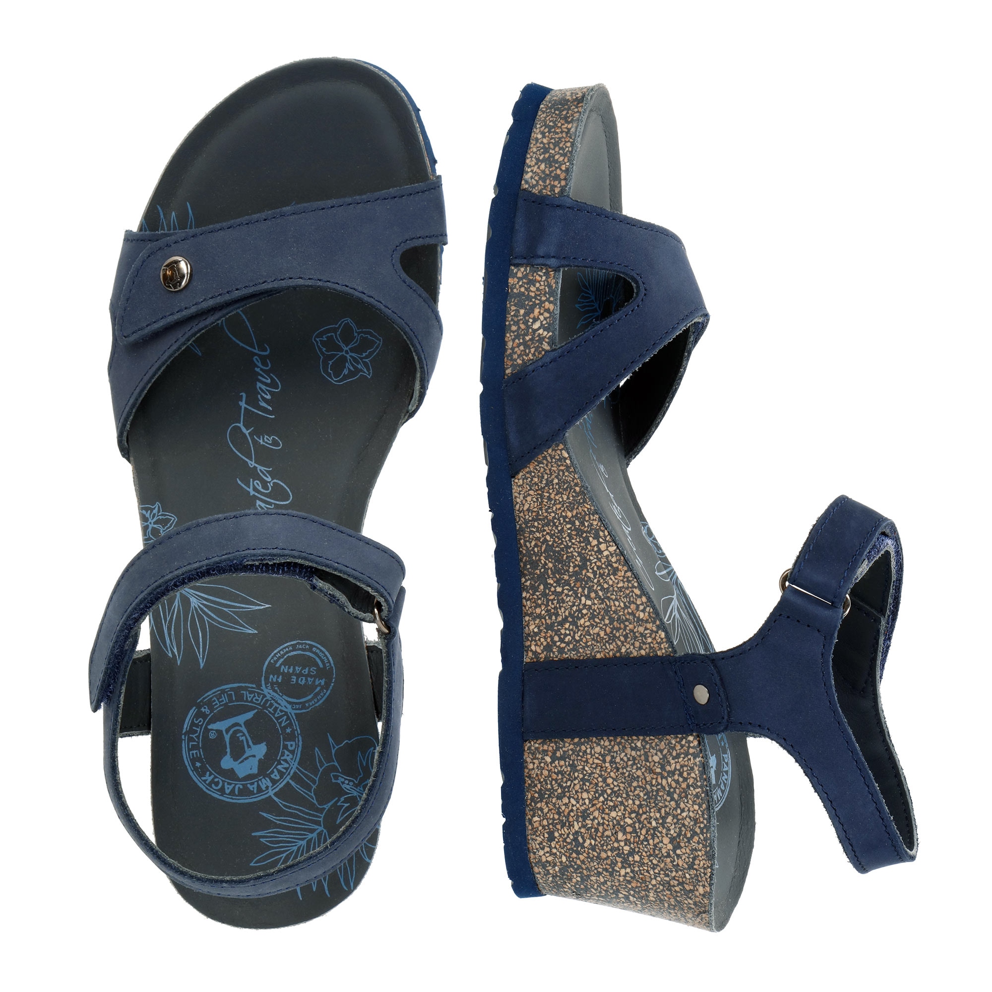 Panama Jack Keilsandalette »Julia«, Sommerschuh, Sandale, Urlaubschuh mit weichem Softfußbett