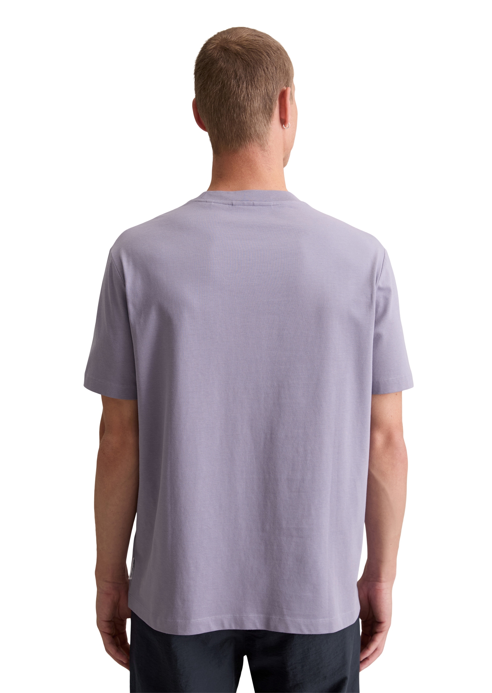 Marc O'Polo DENIM T-Shirt, Basic, relaxed, dezenter Logo-Print