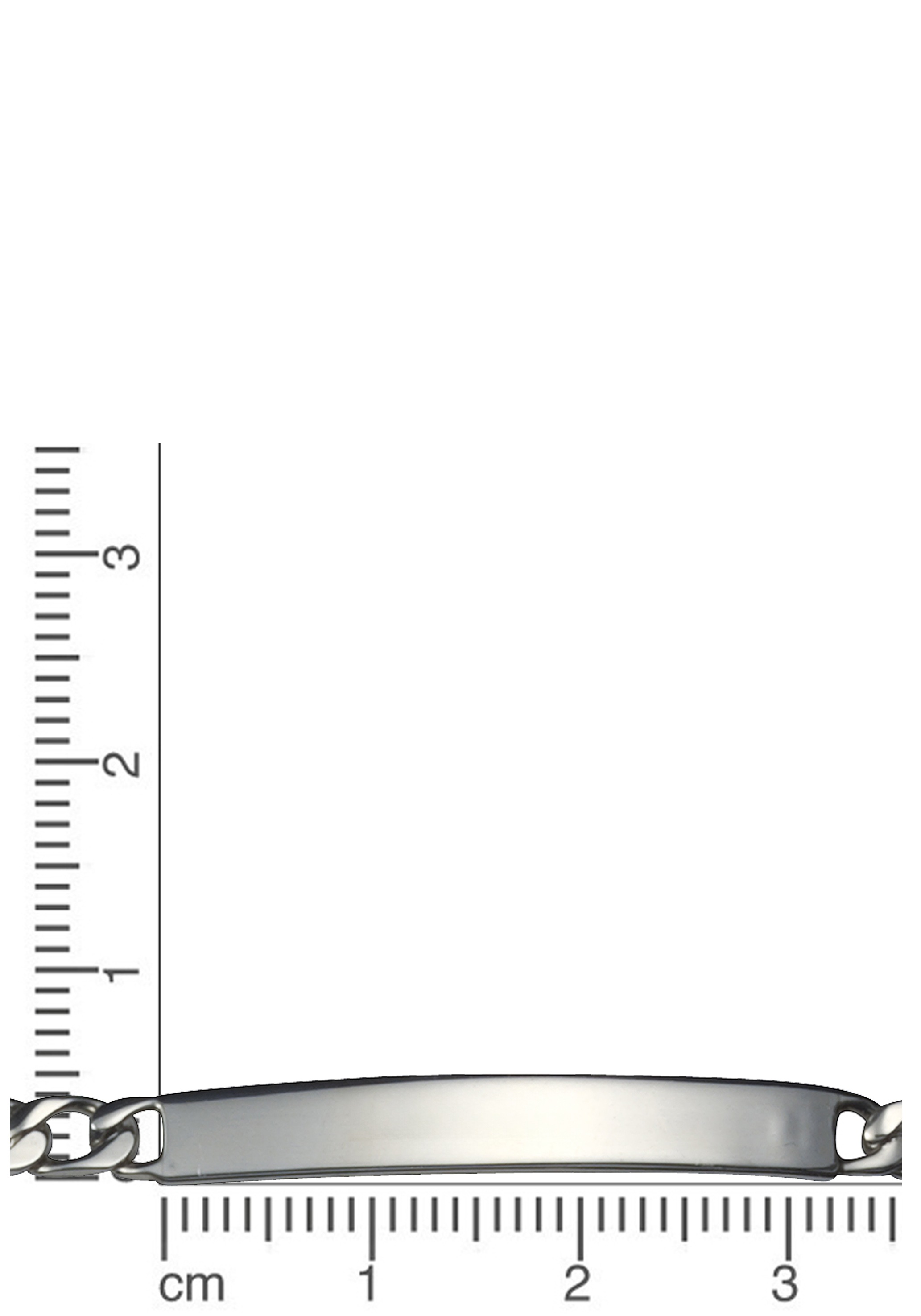 Firetti Armband »Schmuck Geschenk Silber 925 Armkette ID-Platte Figarokette«